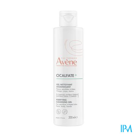 Eau Thermale Avene Cicalfate+ Gel Nettoyant Assainissant 200ml