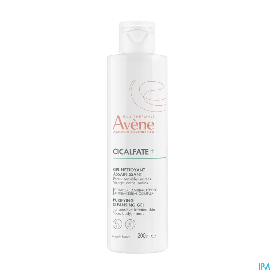 Eau Thermale Avene Cicalfate+ Gel Nettoyant Assainissant 200ml