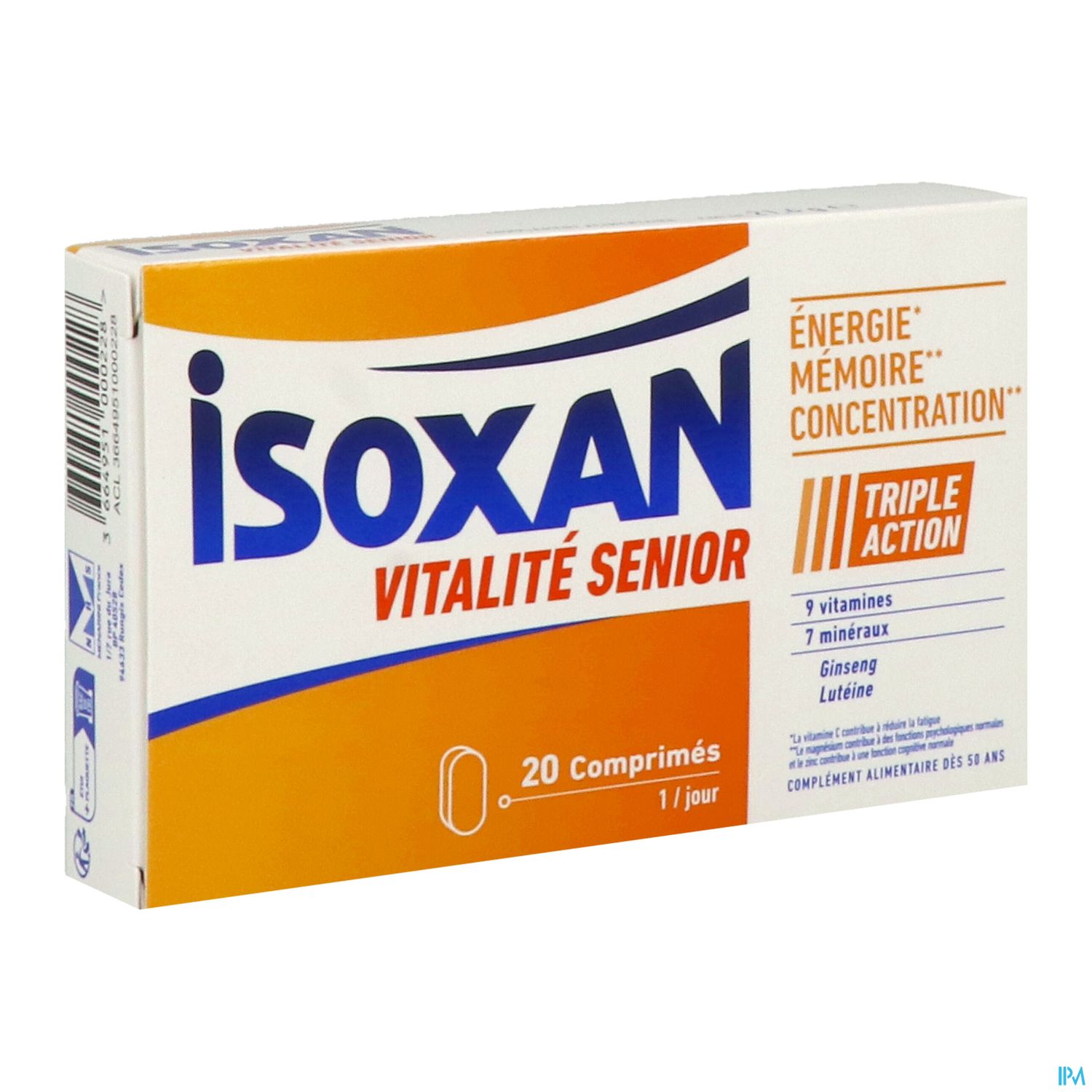 ISOXAN VITALITE SENIOR CPR 20