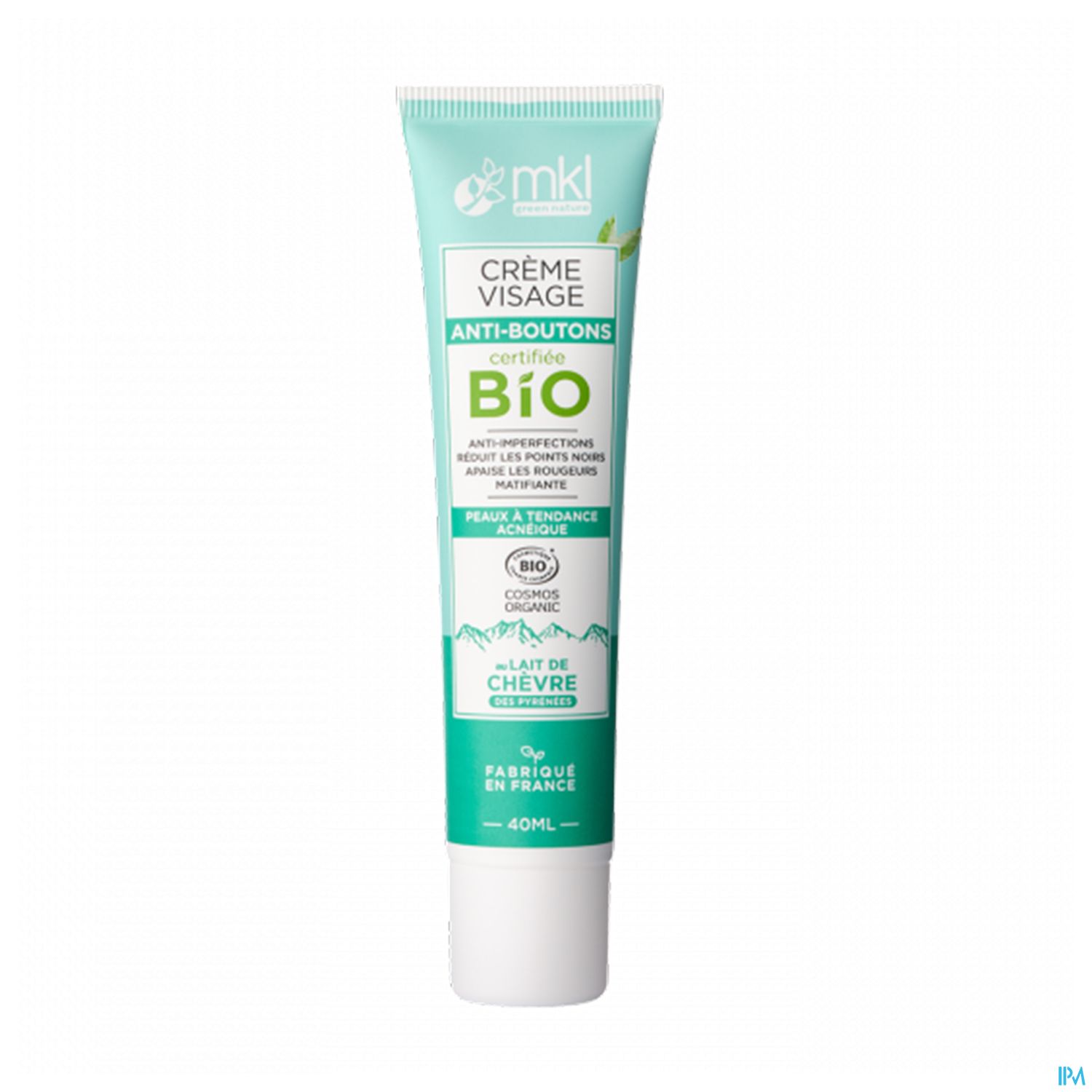 Mkl Green Nature Creme Visage Antiboutons Lait De Chevre Bio 40ml