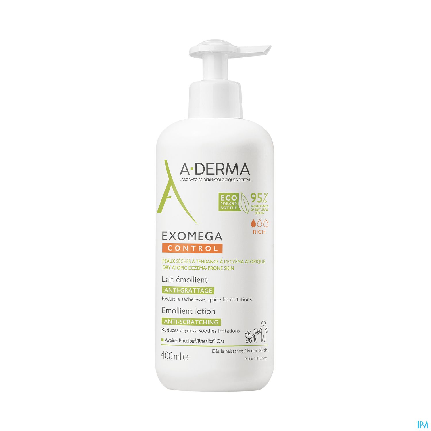A-DERMA EXOMEGA CONT LAIT 400ML