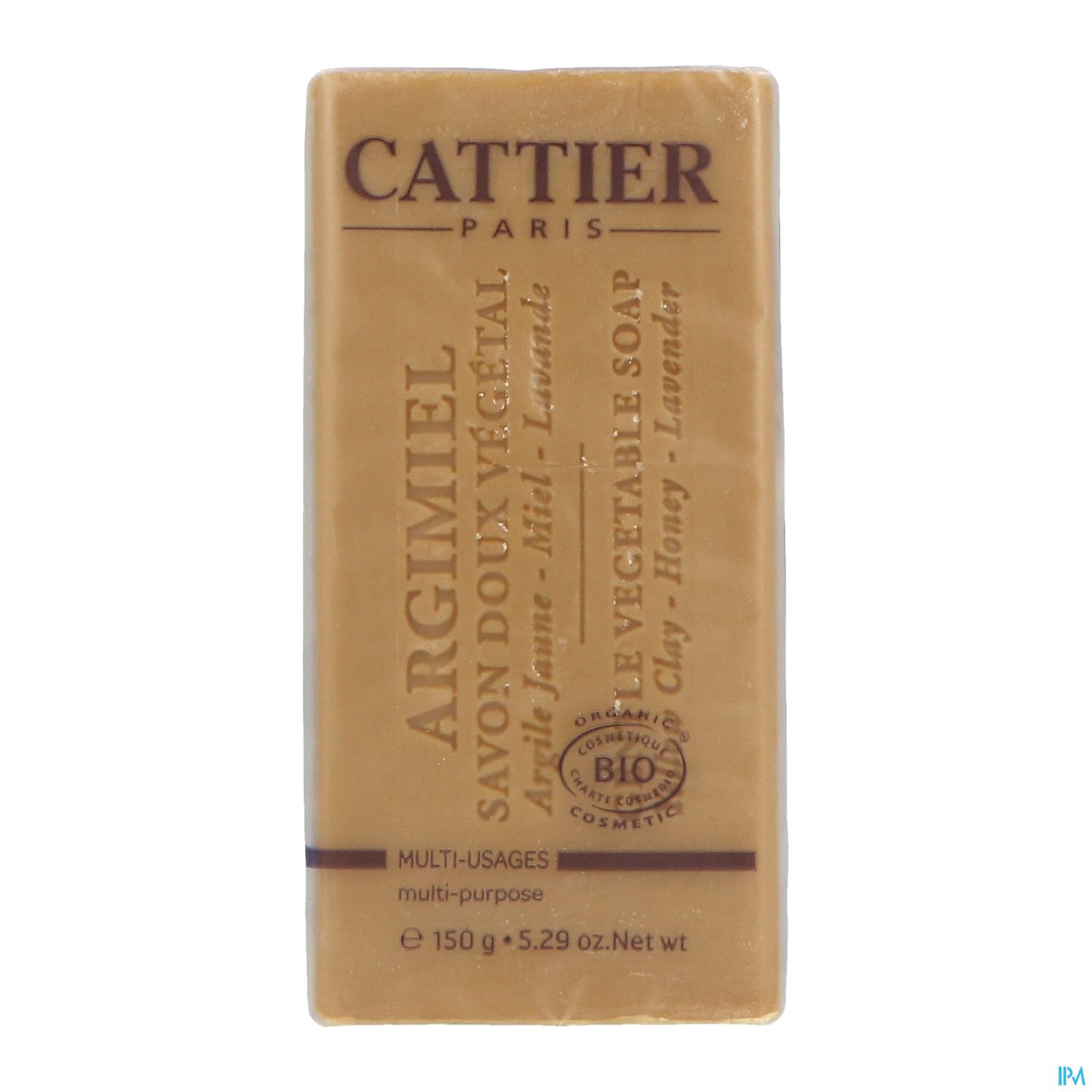 Cattier Savon Doux Vegetal Argimiel Bio 150g