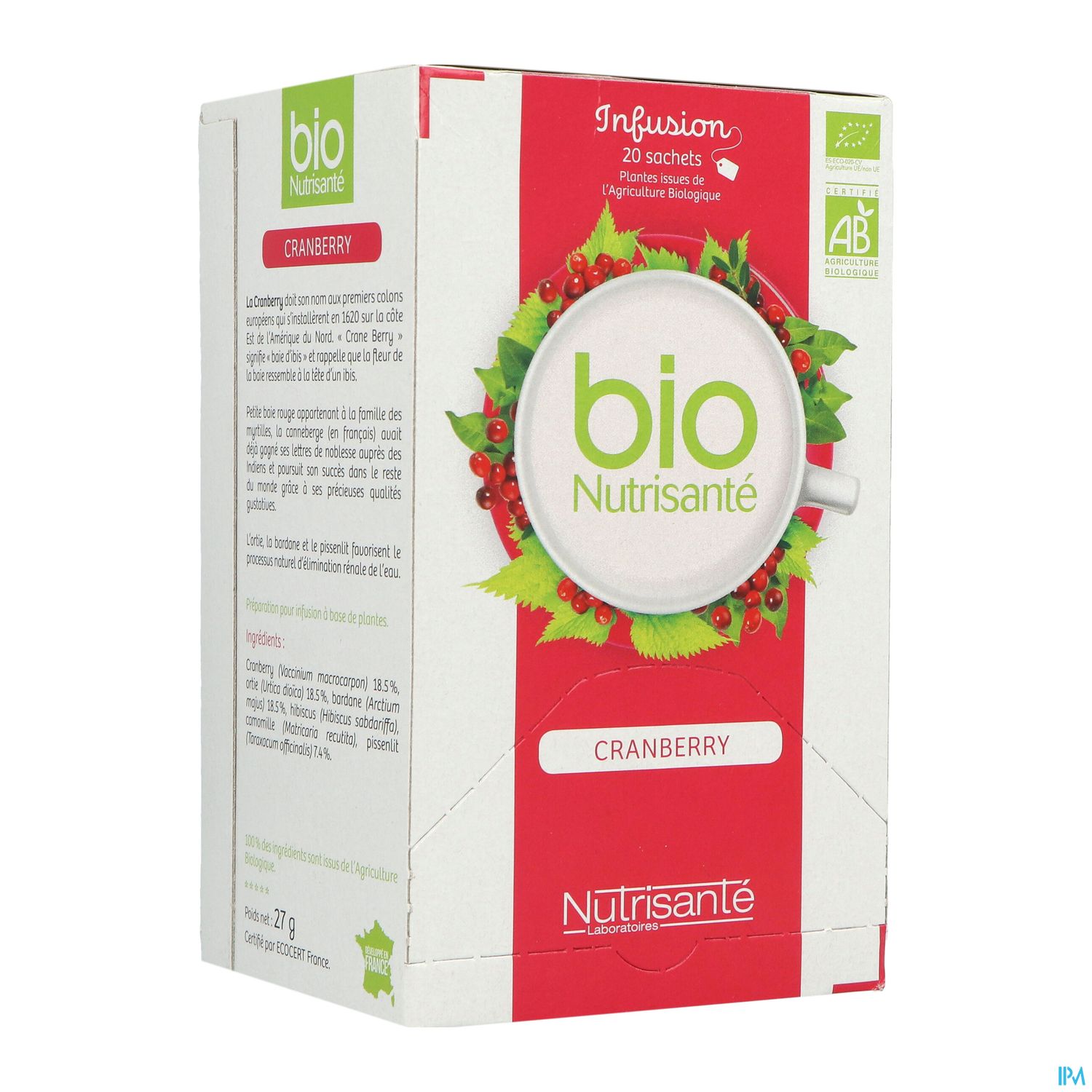 BIONUTRI INF CRANBERRY SACH 20
