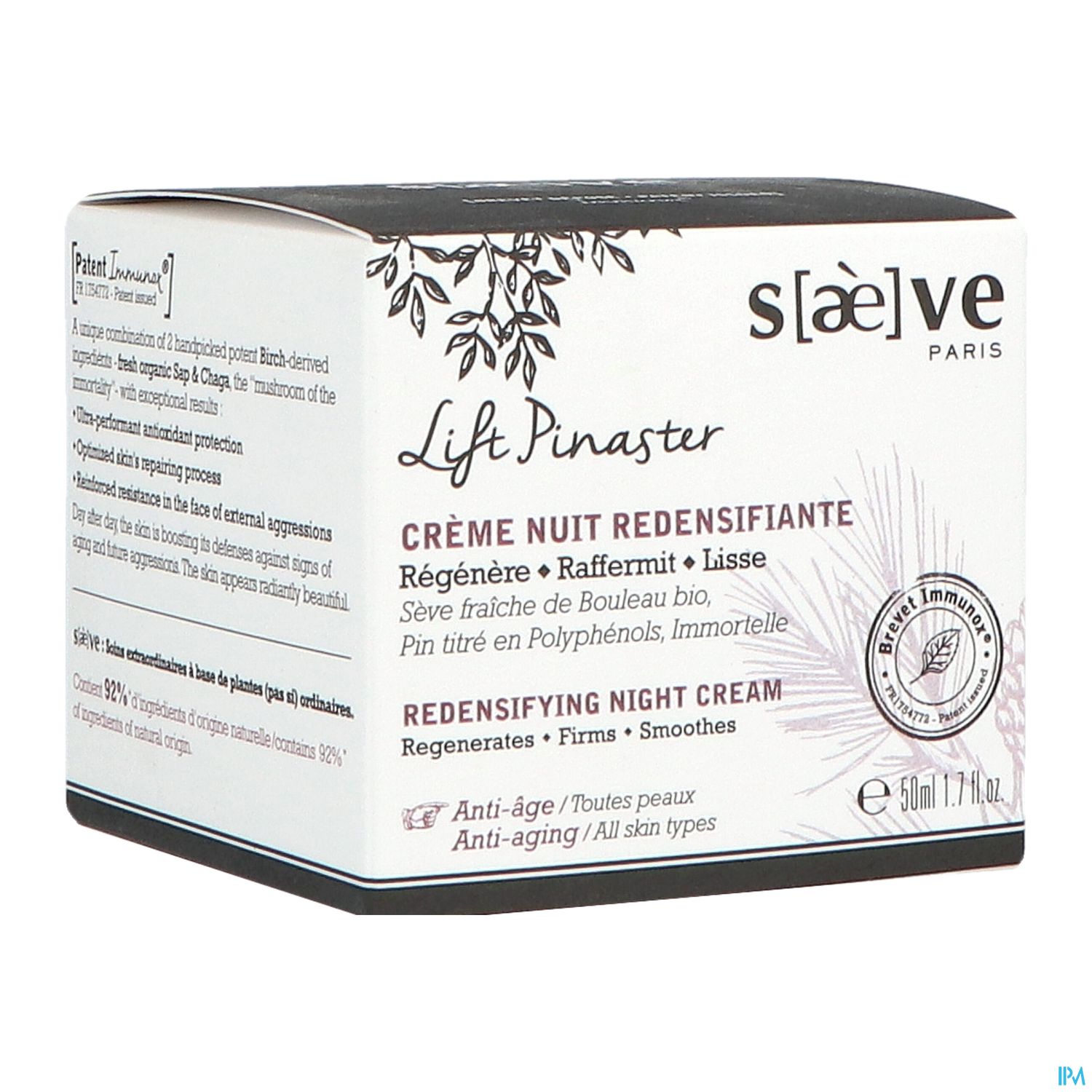 SAEVE LIFT PINASTER CR NUIT 50ML