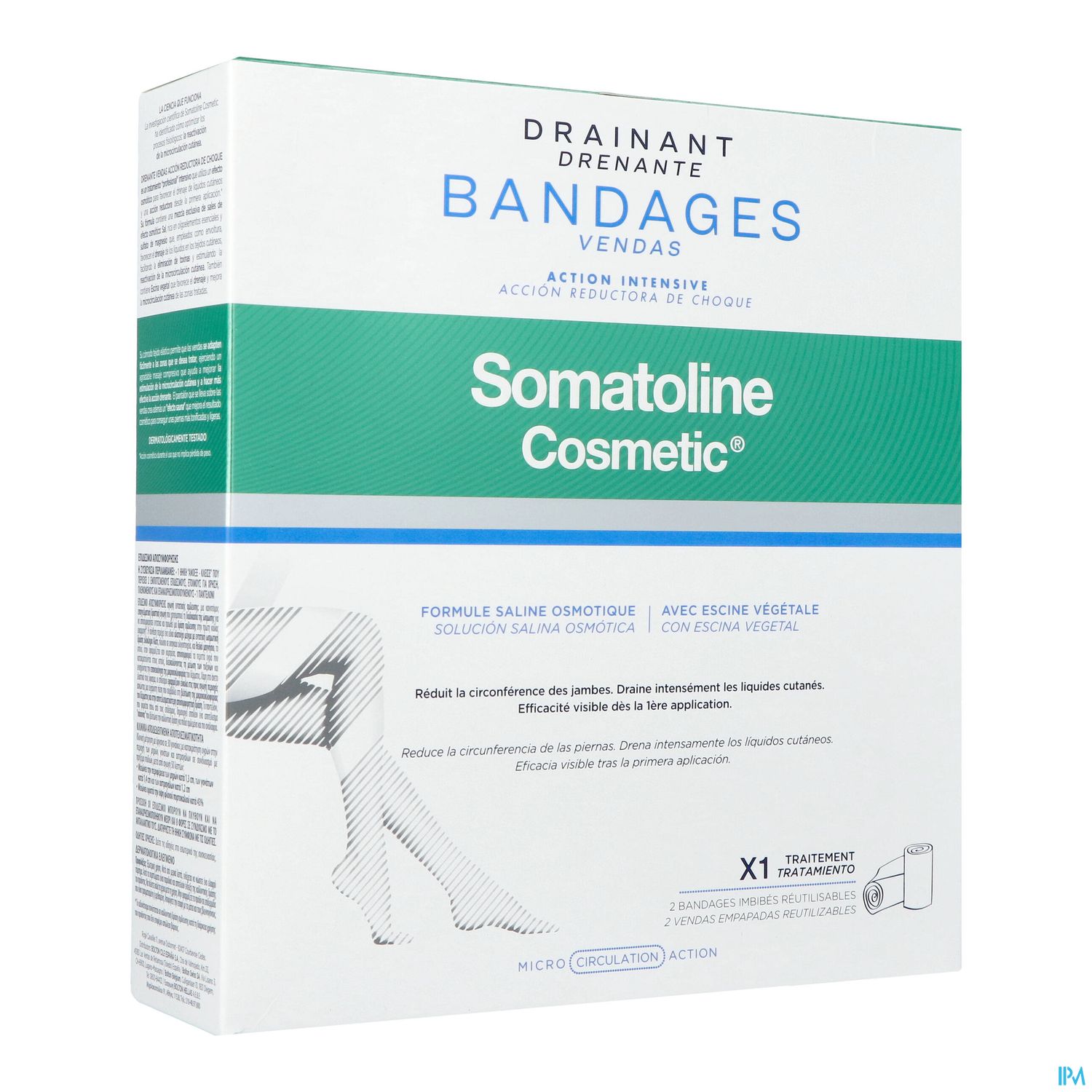 Somatoline Cosmetic Bandages Kit 1ere Utilisation Bandage X2