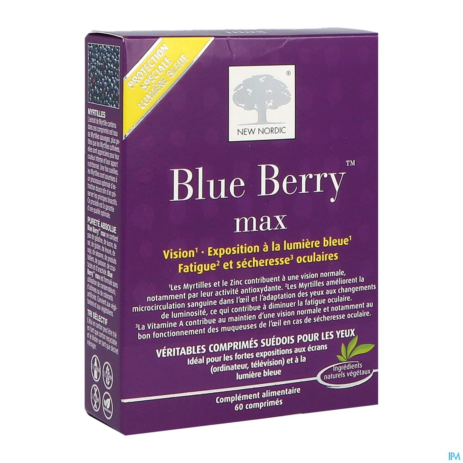 New Nordic Blue Berry Fatigue Oculaire Comprime 60