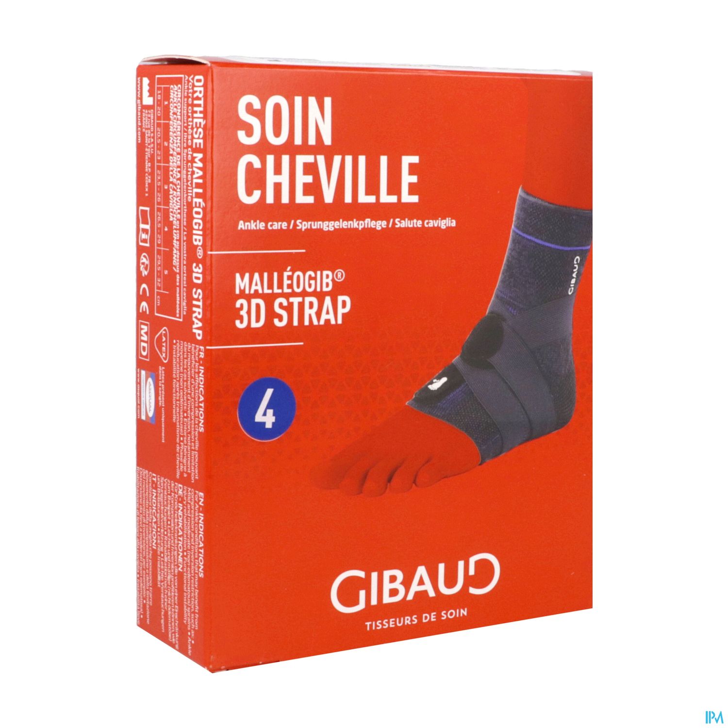 CHEVIL MALLEOGIB 3D STRAP BLEU 4 — Pharmacie Européenne 24/24 by Nexum