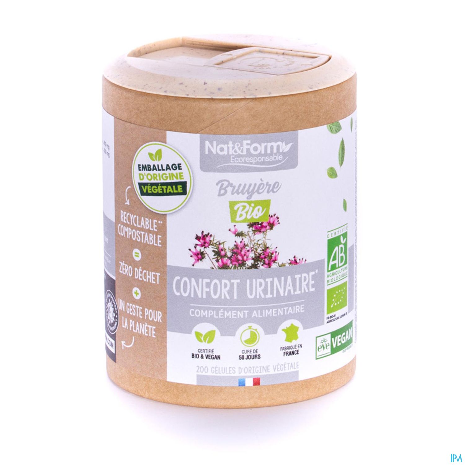 NAT&FORM ECO BRUYERE BIO GELVEG90
