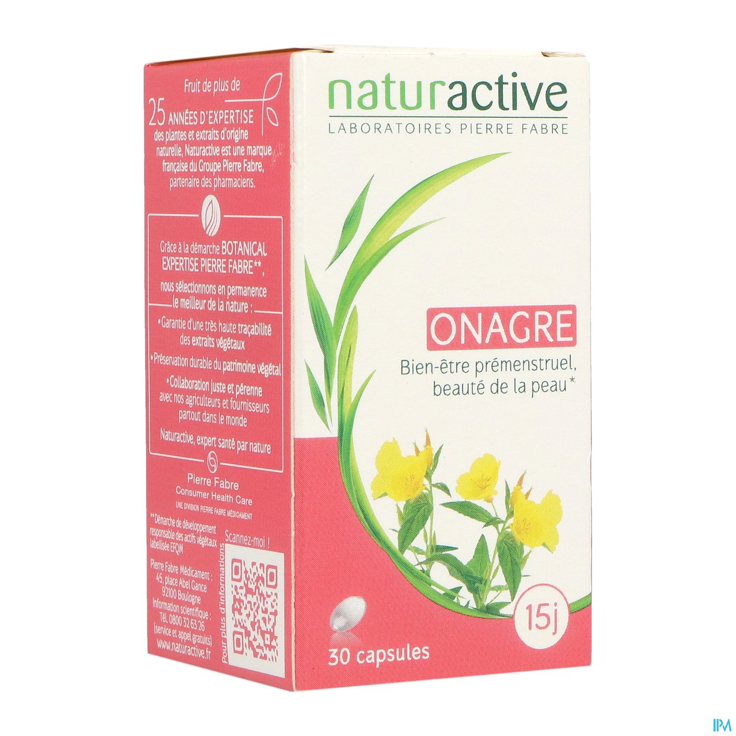 NATURACTIVE ONAGRE HLE CAPS 30