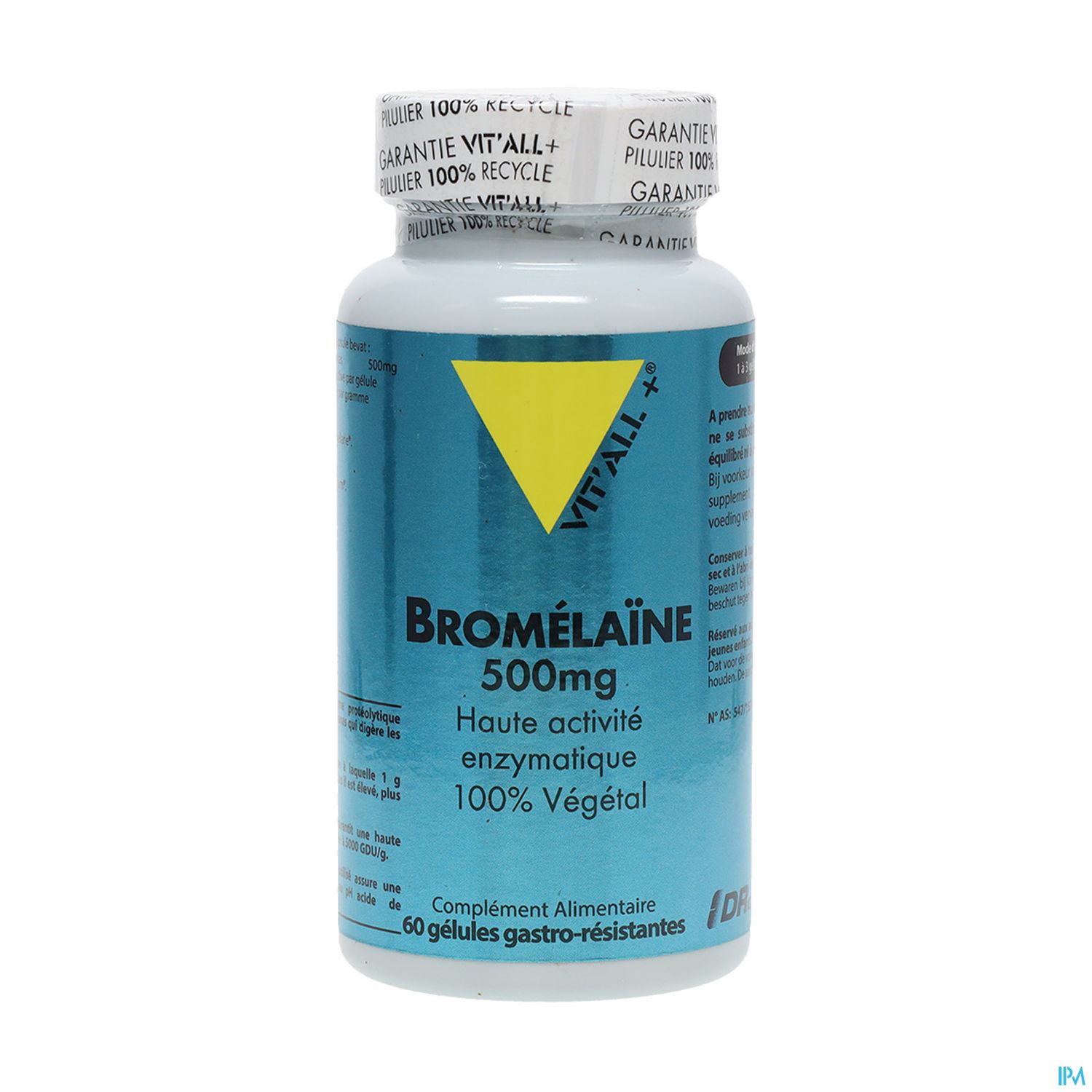 VIT ALL+ BROMELAINE 500MG CAPS 60