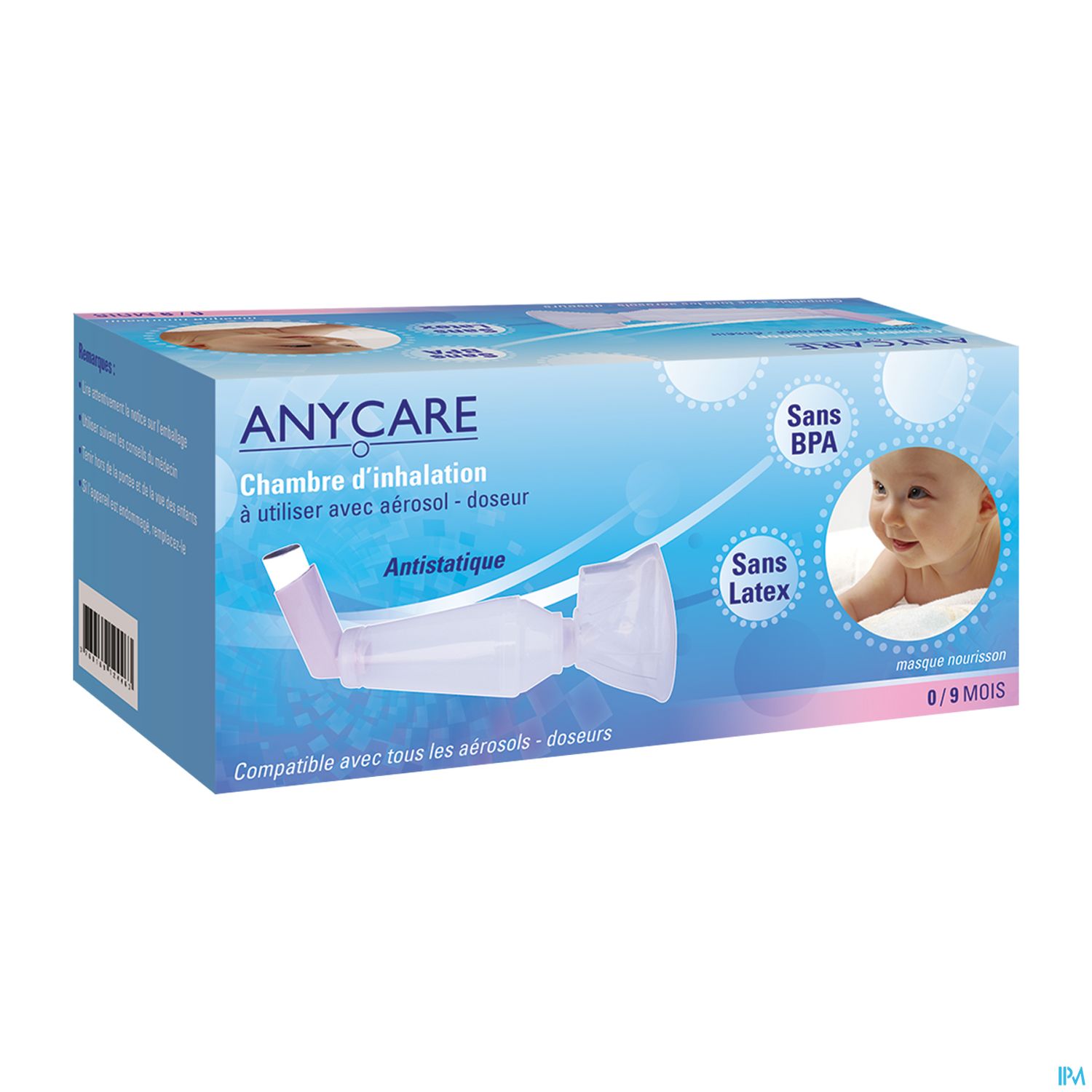ANYCARE CHAMBRE INHALATION 0-9M