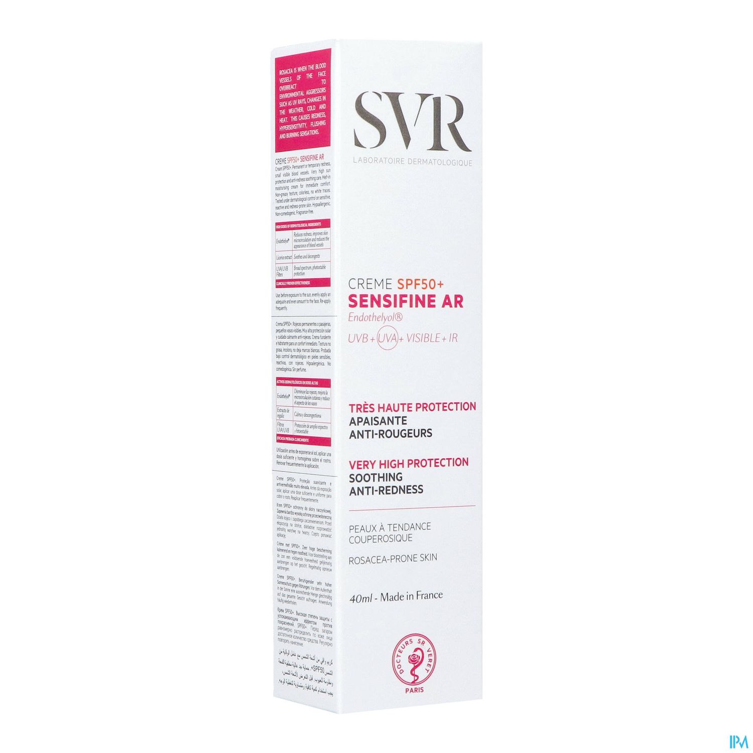 SVR SENSIFINE AR CR SPF 50+ 40ML