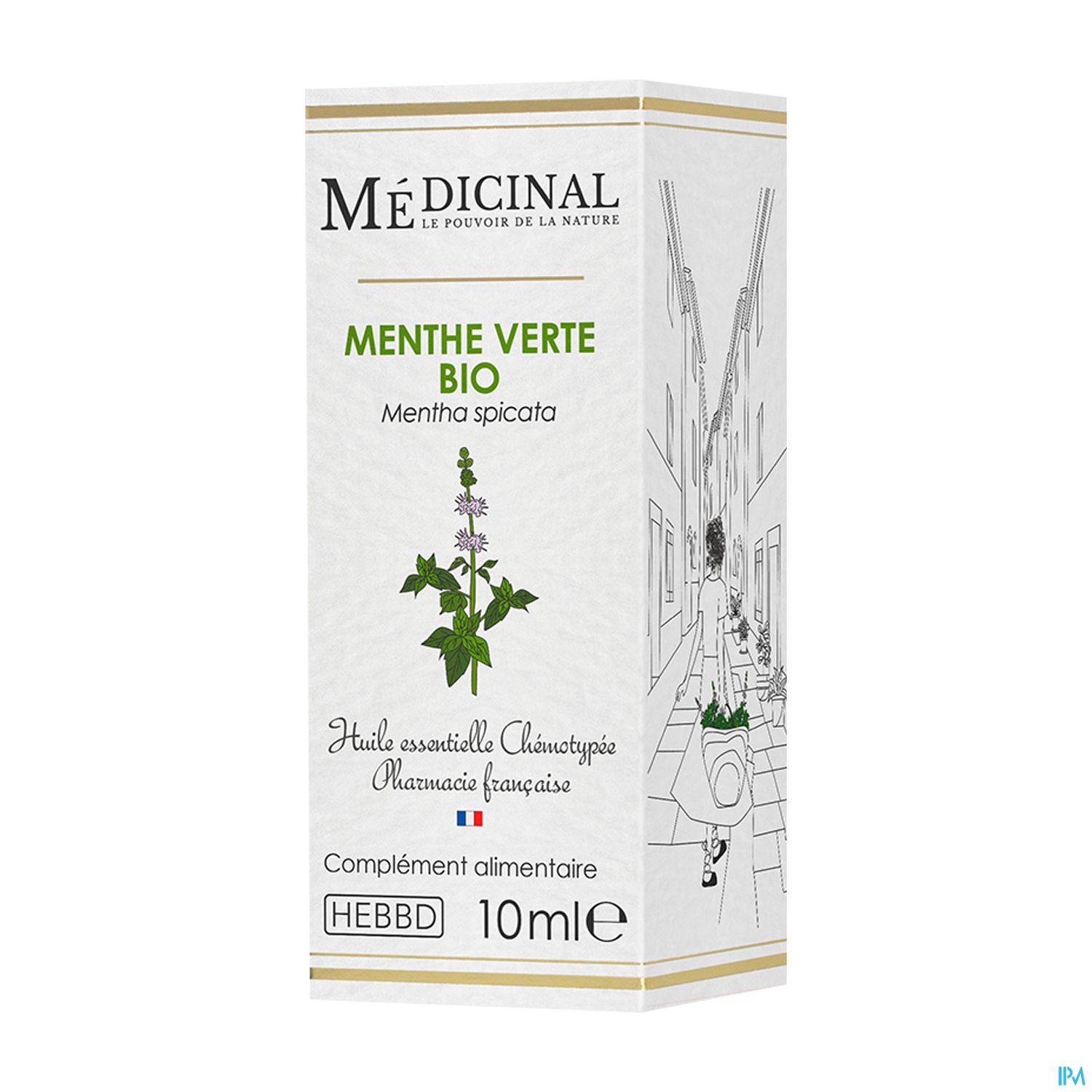 Medicinal Huile Essentielle Menthe Verte Bio 10ml