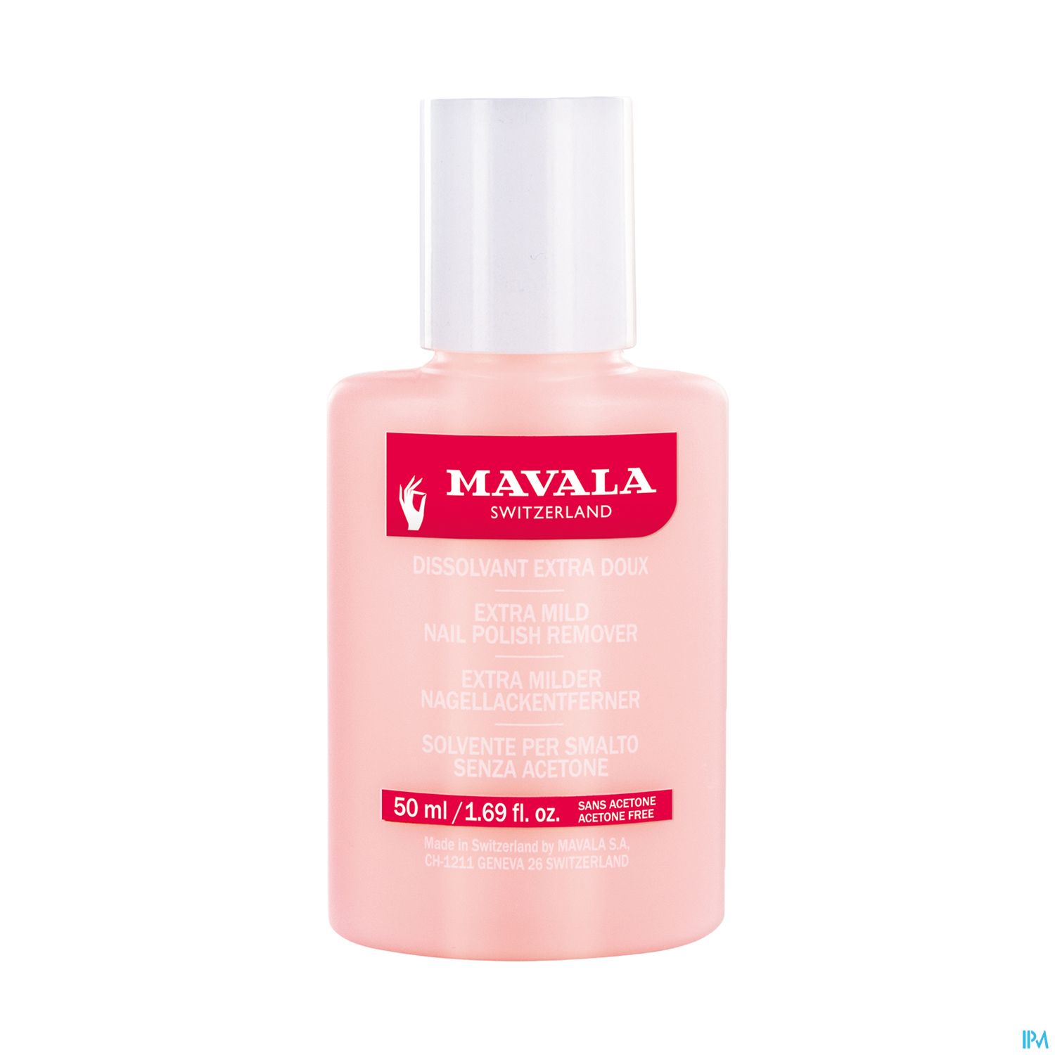 Mavala Dissolvant Rose Flacon Plastique 50ml