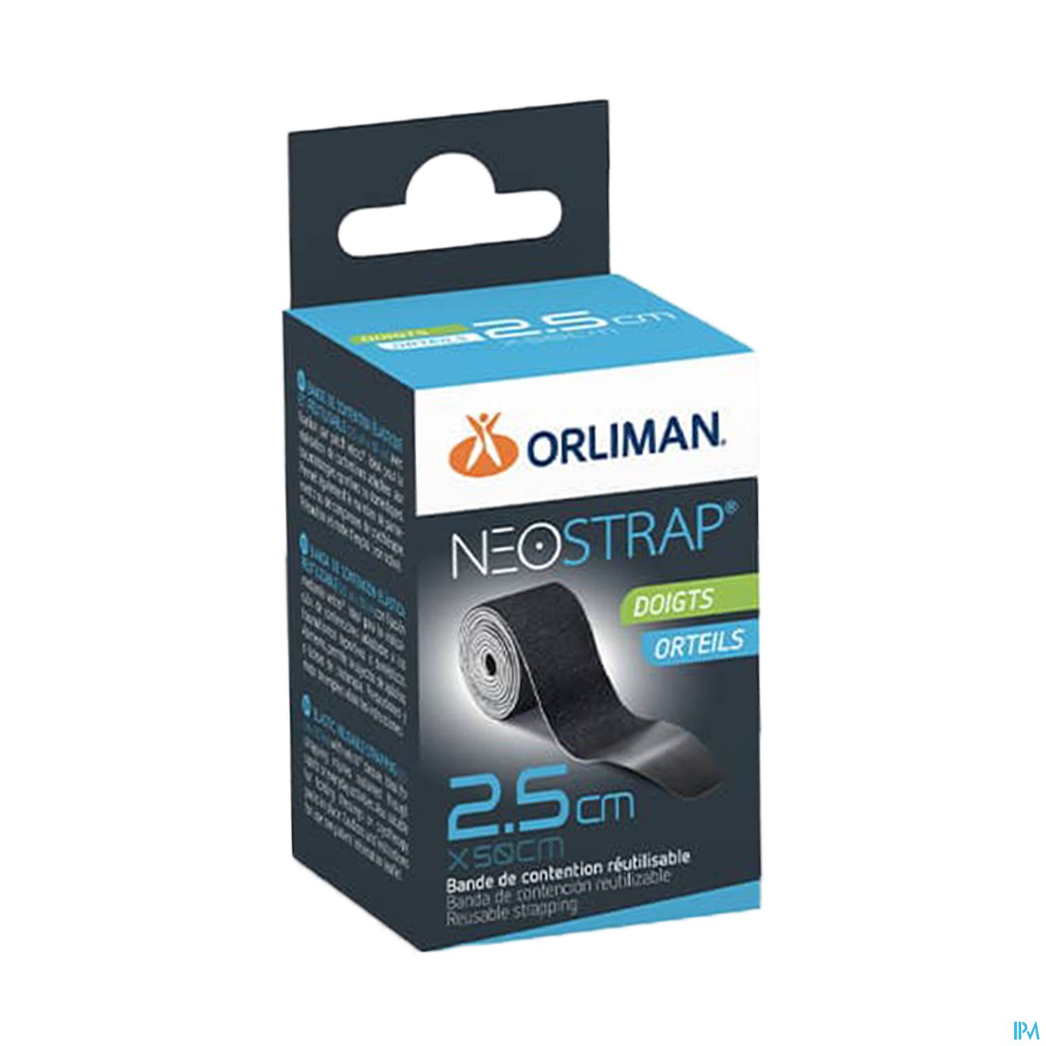 BDE CONT NEOSTRAP NOIR 2,5X50CM