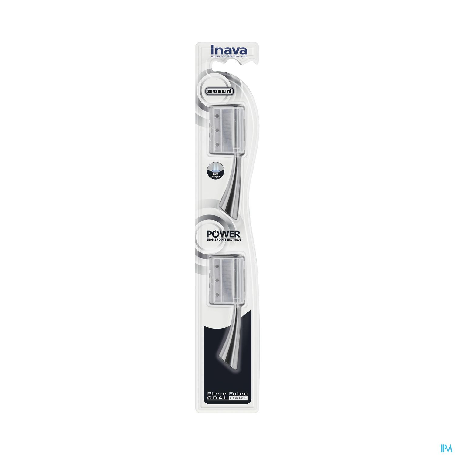 Inava Power Recharge Pour Brosse A Dents Electrique Black