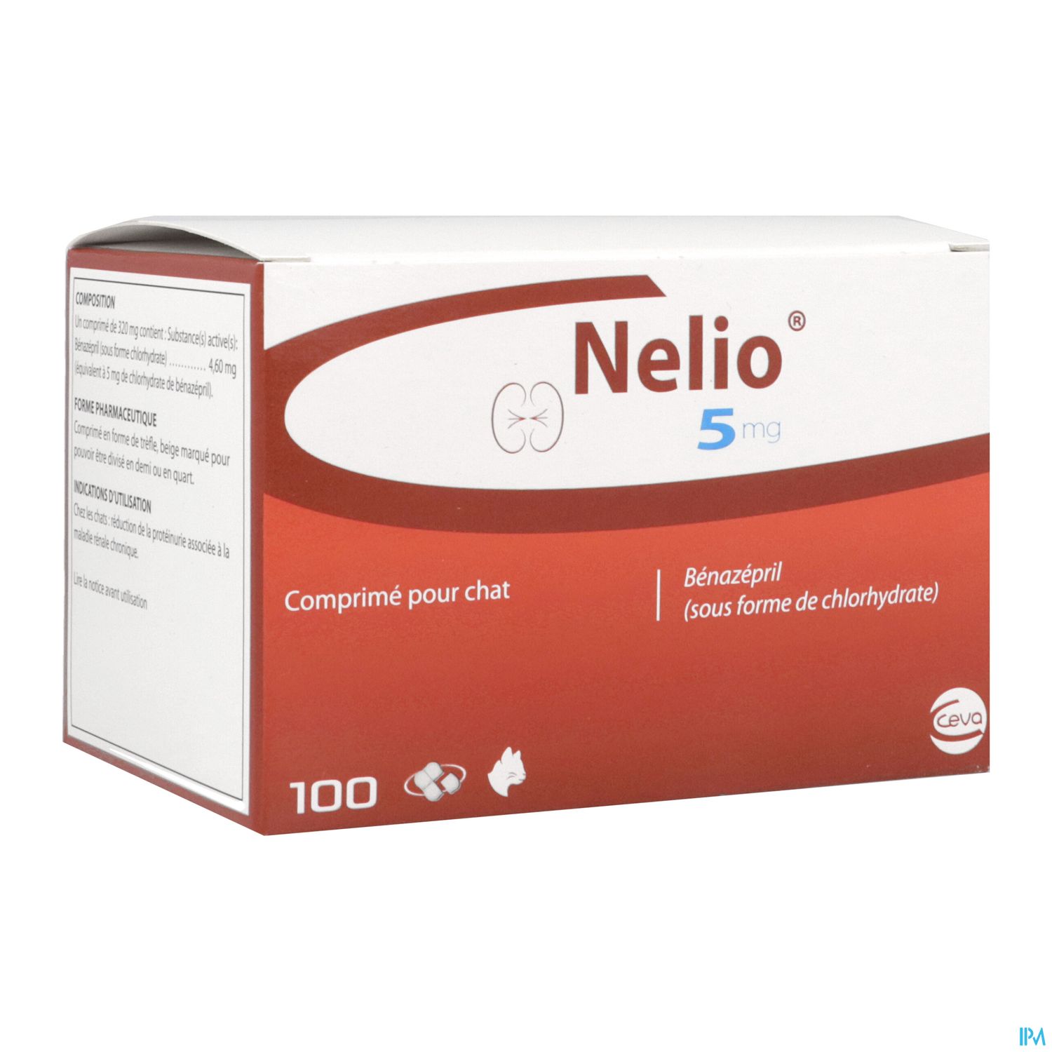 Nelio 5mg Comprime Quadri Chat 100