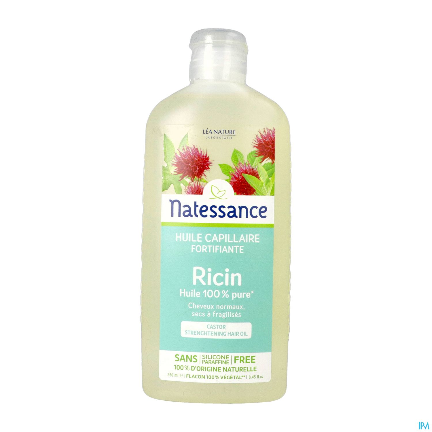 Natessance Naturel Capillaire Huile Ricin Cheveux Et Ongles 250ml