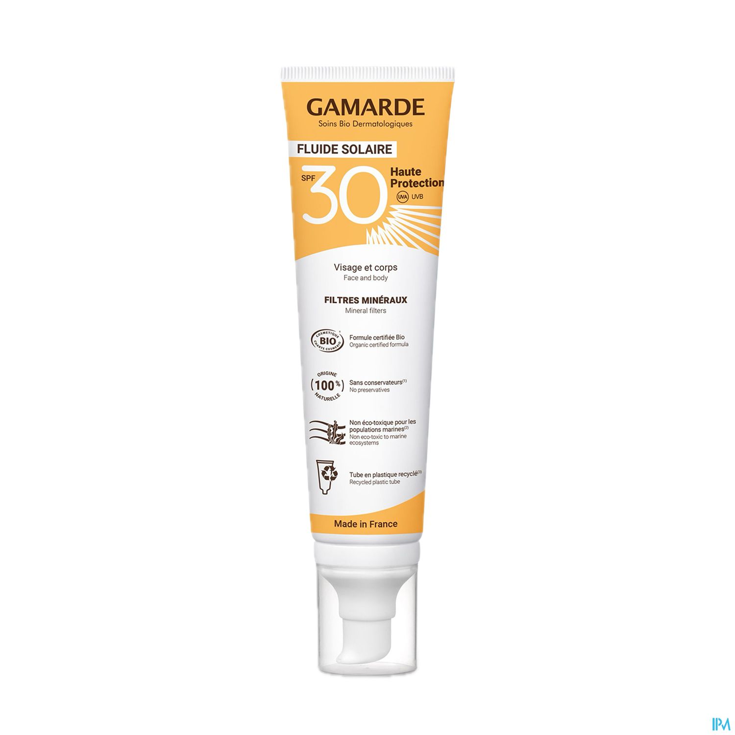 Gamarde Solaire Spf30 Creme Bio 100ml