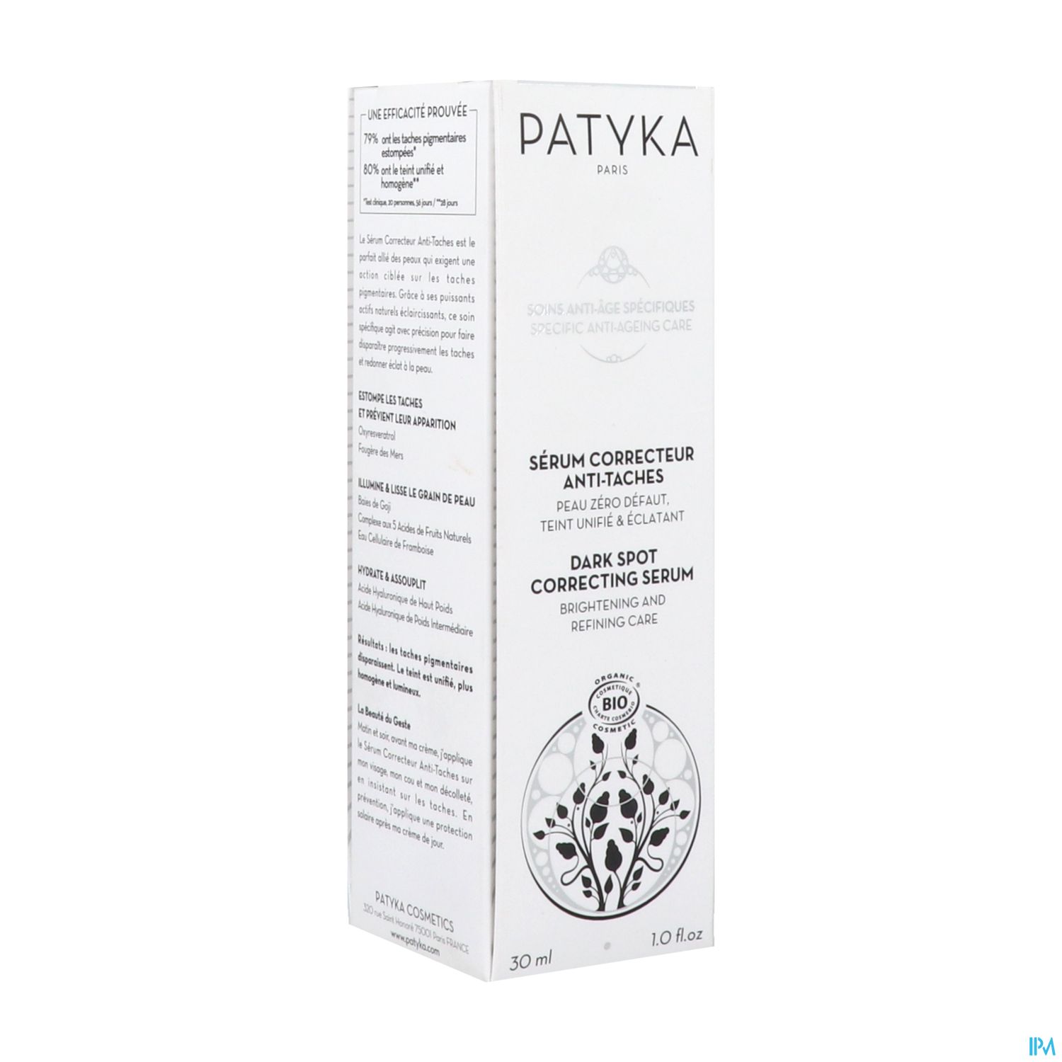 PATYKA SERUM CORRECT A/TACHE 30ML