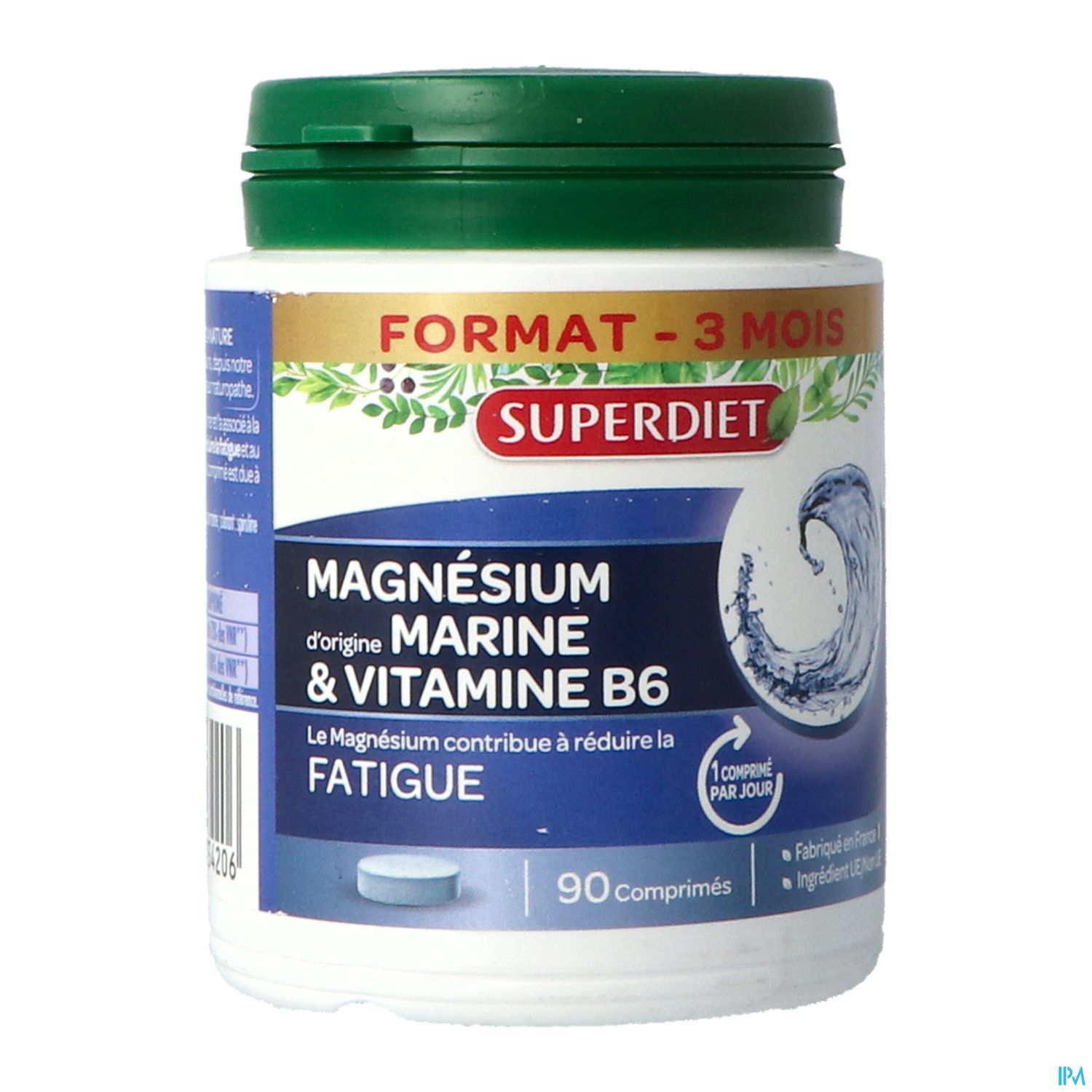SUPERDIET MAGNESIUM MARIN B6 CPR90