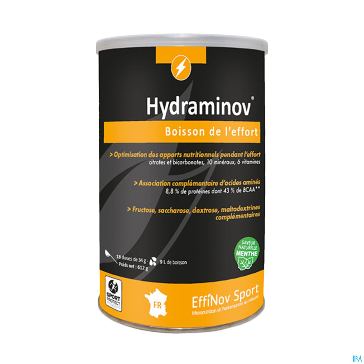 Effinov Hydraminov Boisson Effort Menthe Pot 18 Doses