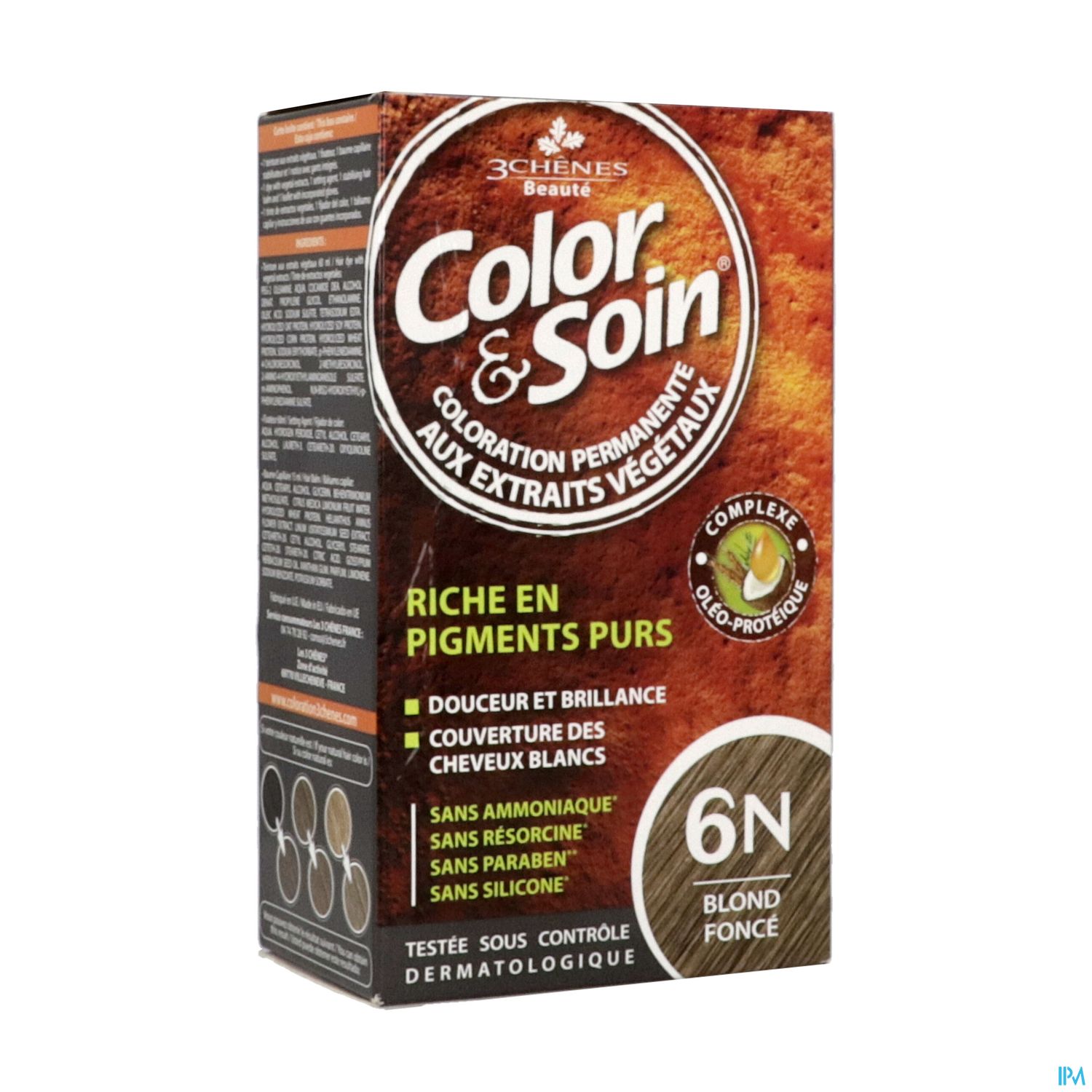 3 CHENES COLOR/SOIN BL FONCE 6N