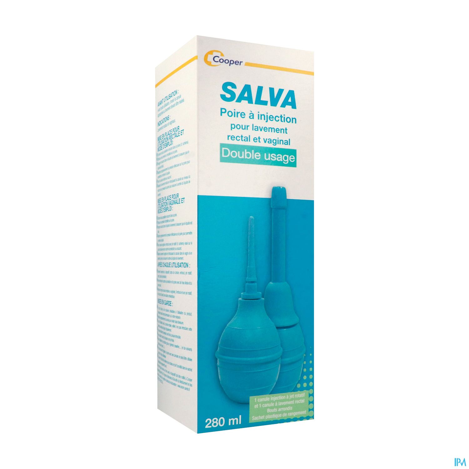 POIRE LAV INJECTION SALVA 280ML