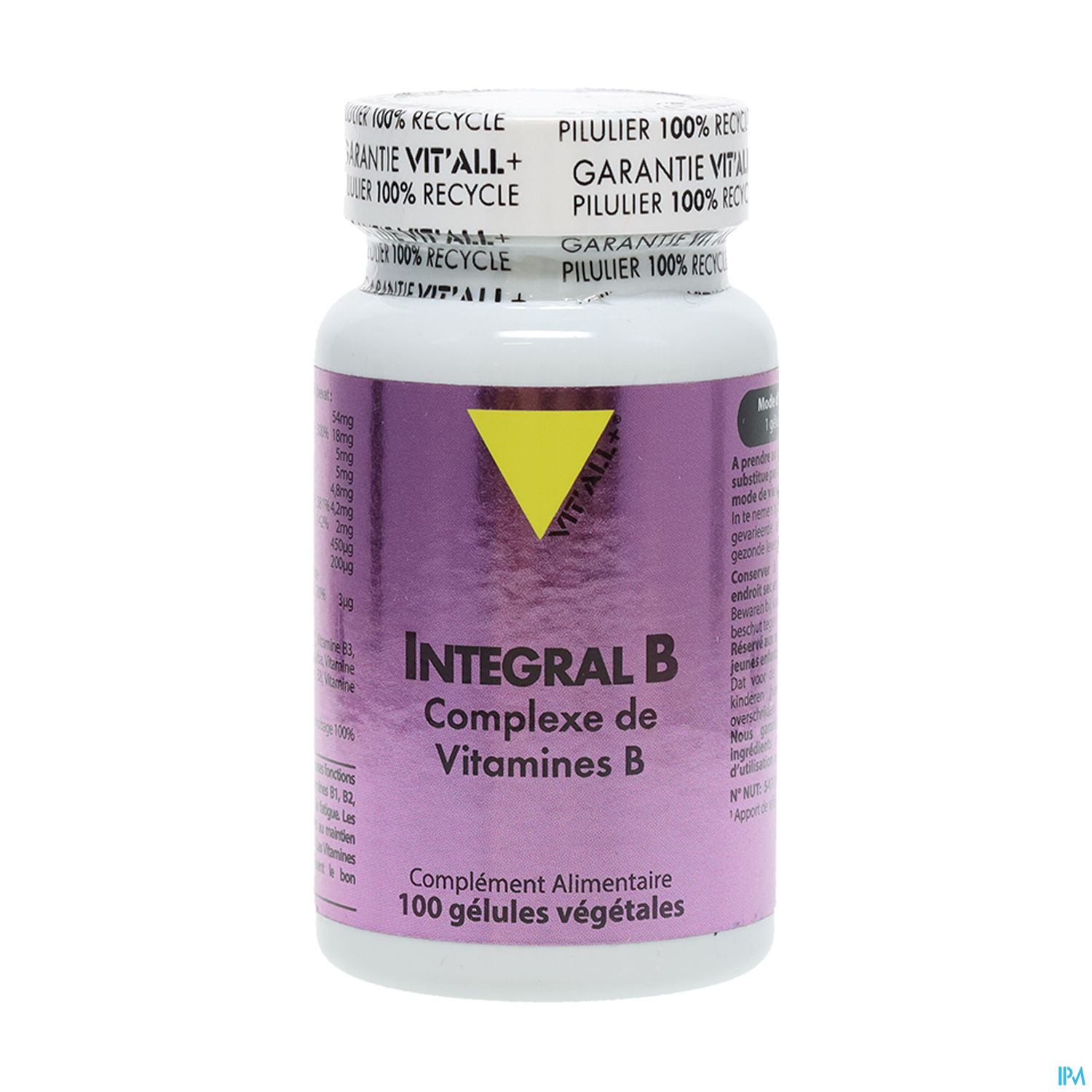 VIT ALL+ INTEGRAL B CPR SECAB 100