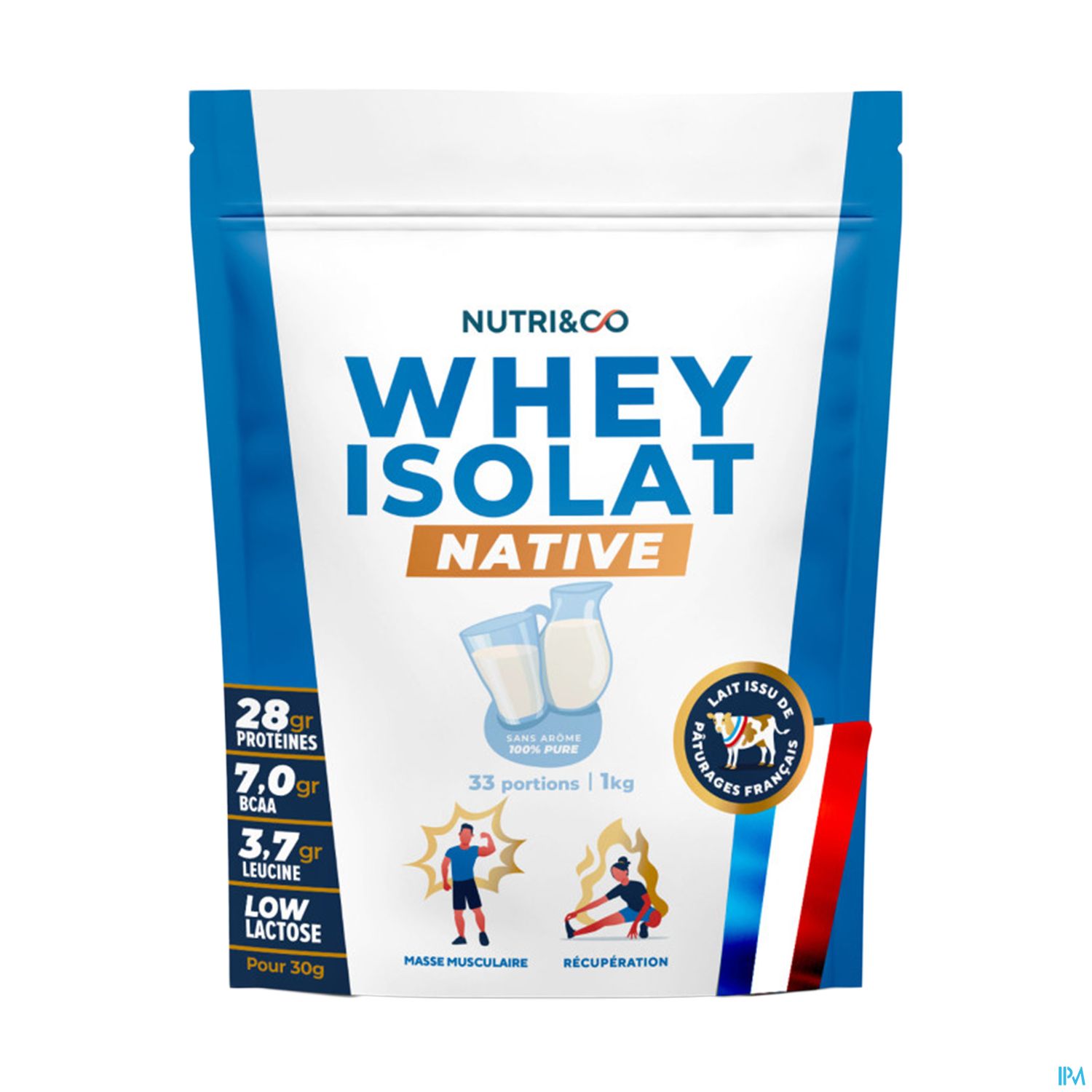 Nutri Co Whey Isolat Native Poudre Neutre 1kg
