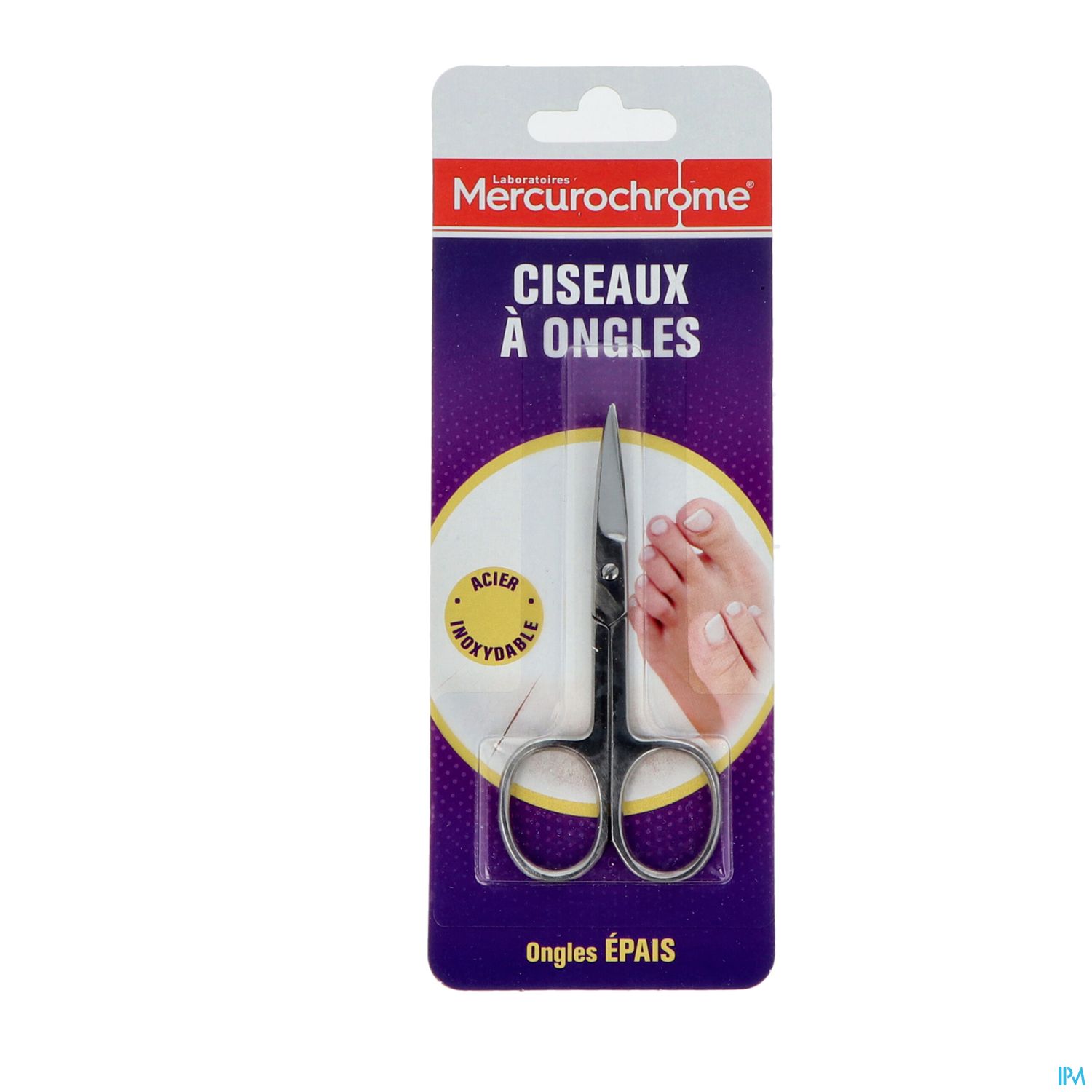 MERCUROCHROME CISEAUX ONGLES