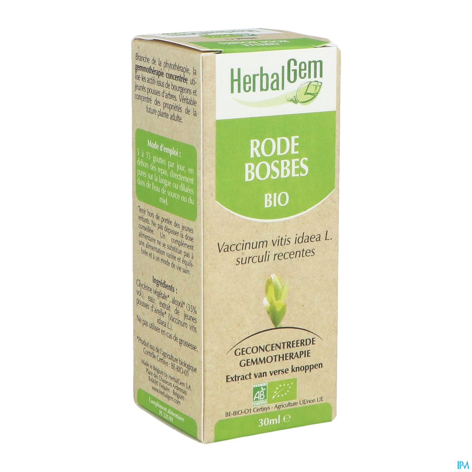 Herbalgem Airelle Jp Bourgeon Macerat Gly Bio 30ml