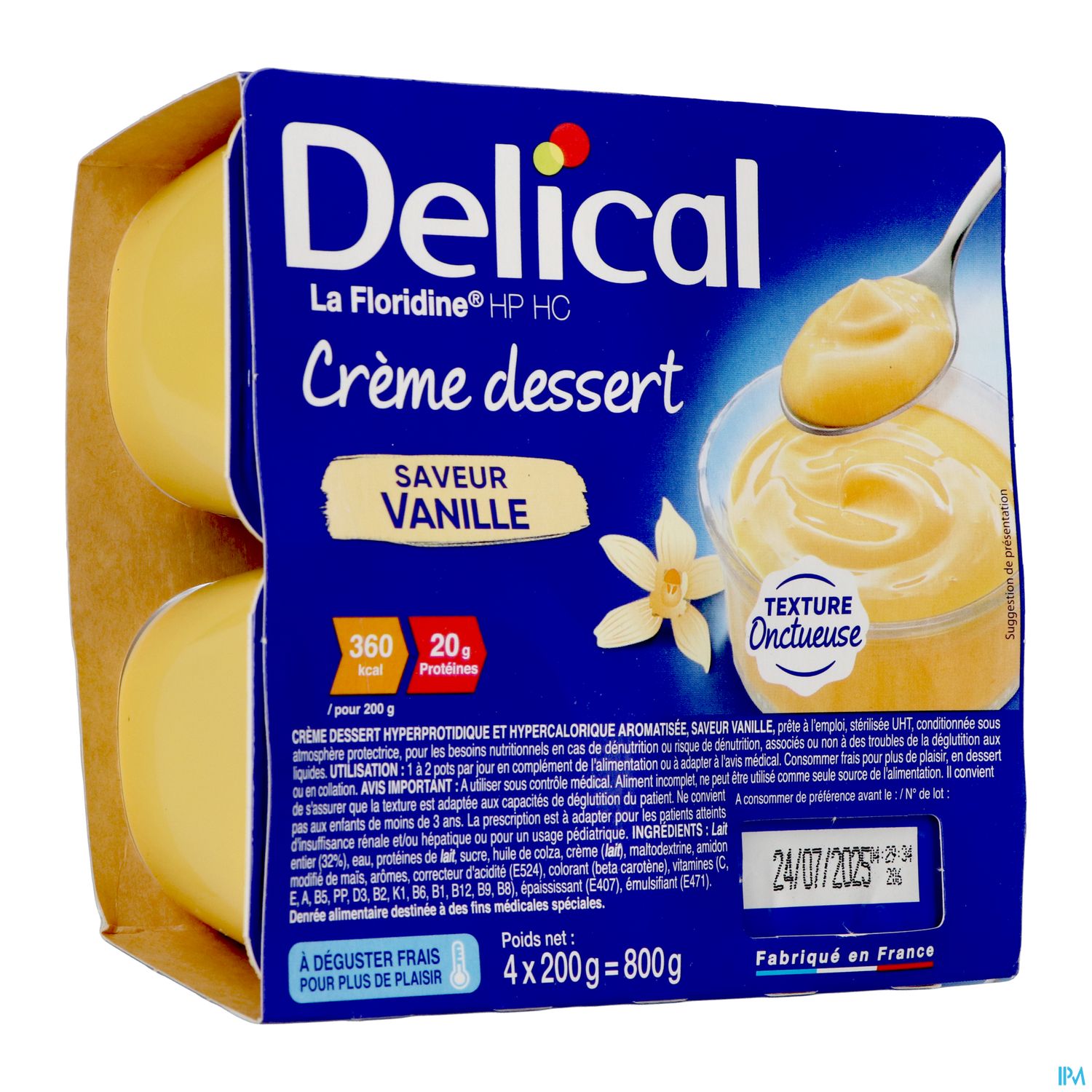 DELICAL FLORID CR HPHC VANIL 200X4 — Pharmacie Européenne 24/24 by Nexum