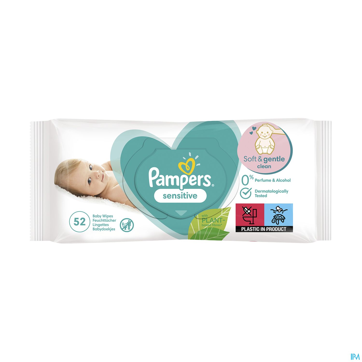 Pampers Sensitive Lingette 52
