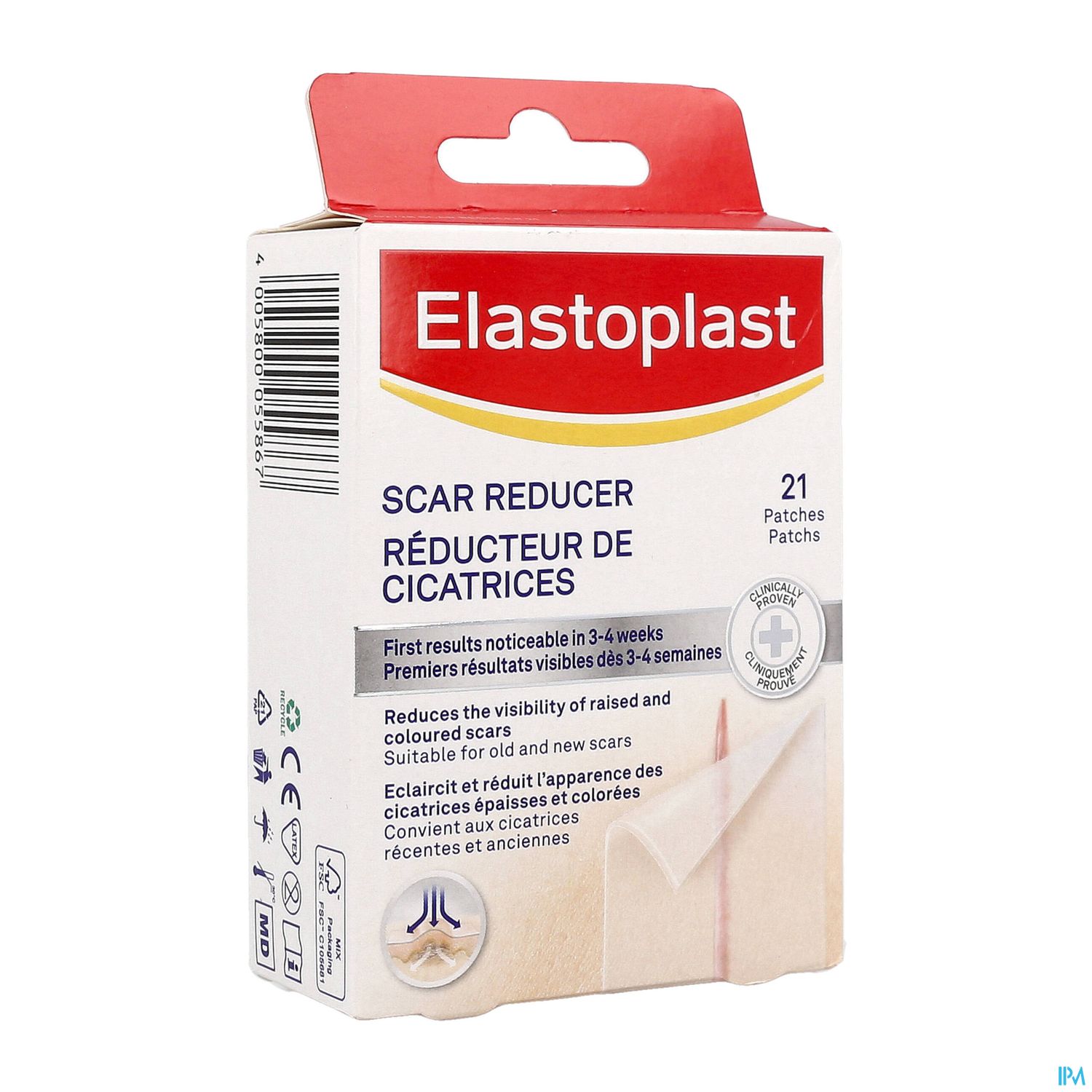 Elastoplast Reducteur Cicatrice Pansement 21