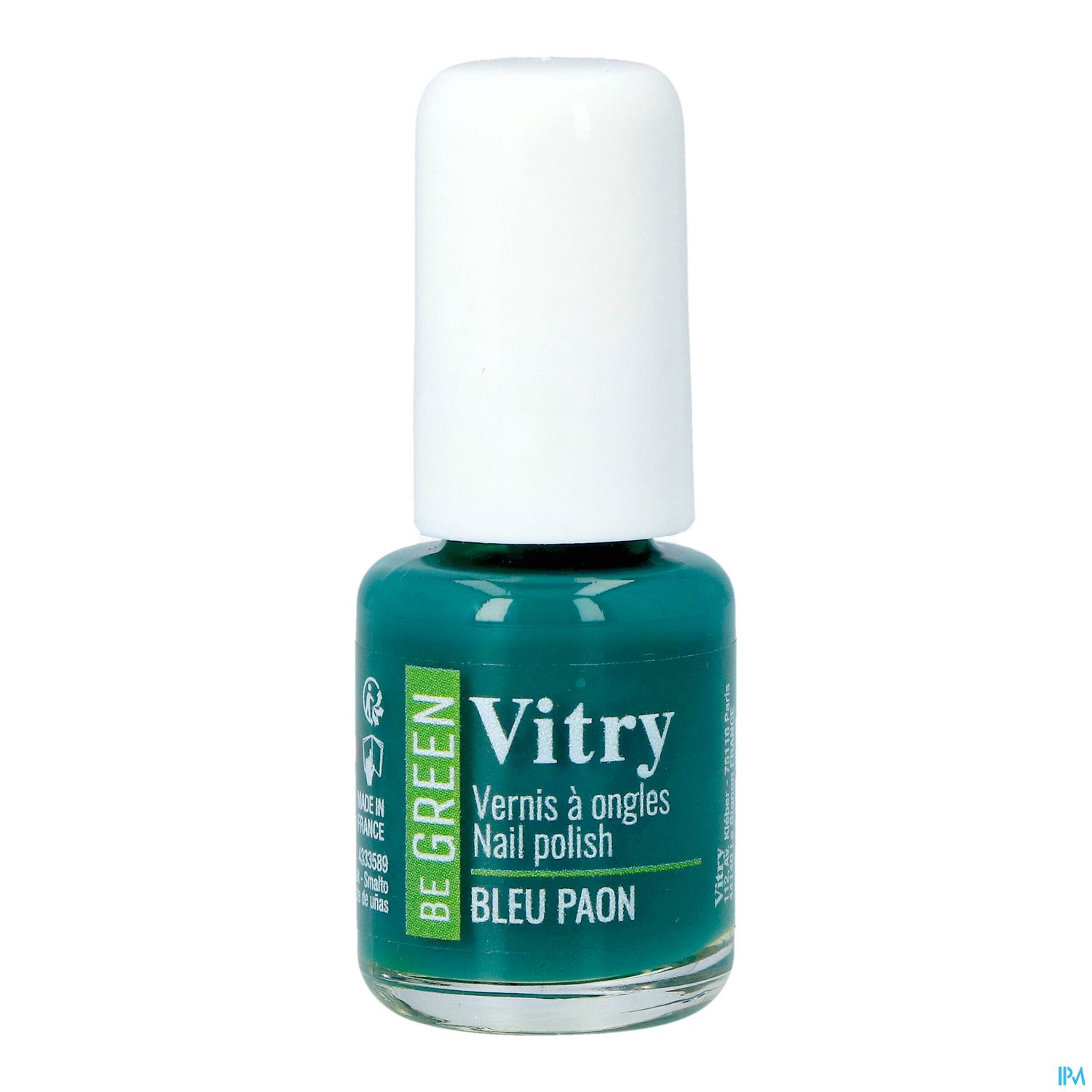VITRY VERNIS BE GREEN BLEU PAON
