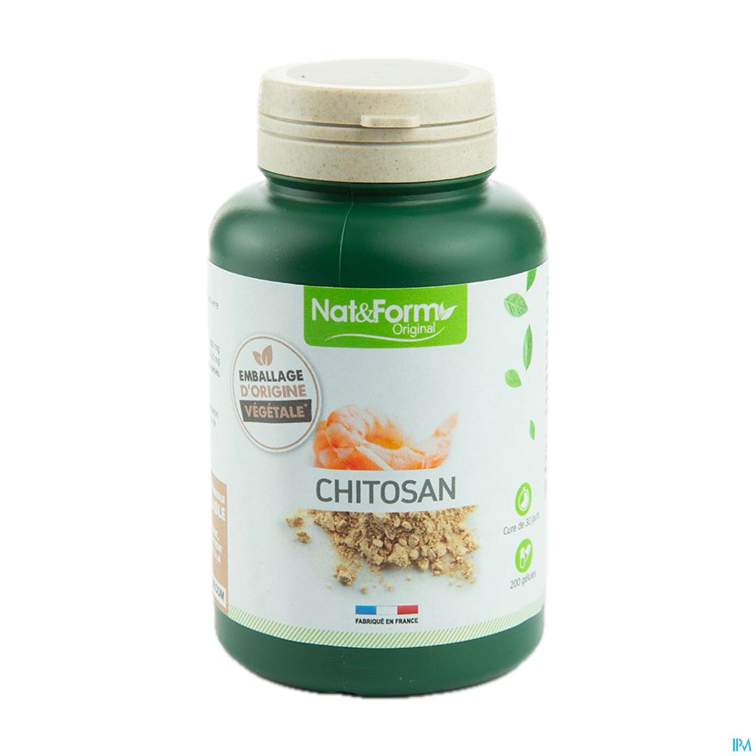 Nat Et Form Chitosan Gelule 200