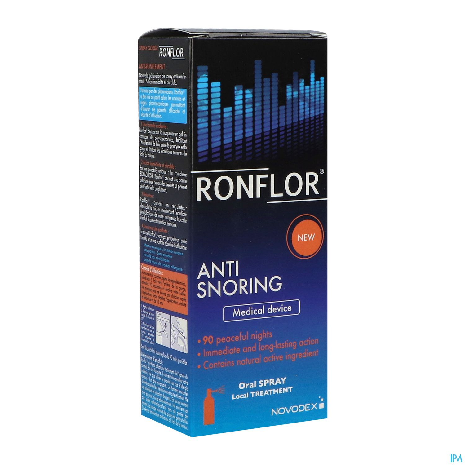 Novodex Ronflor Spray Buccal Antironflement 50ml