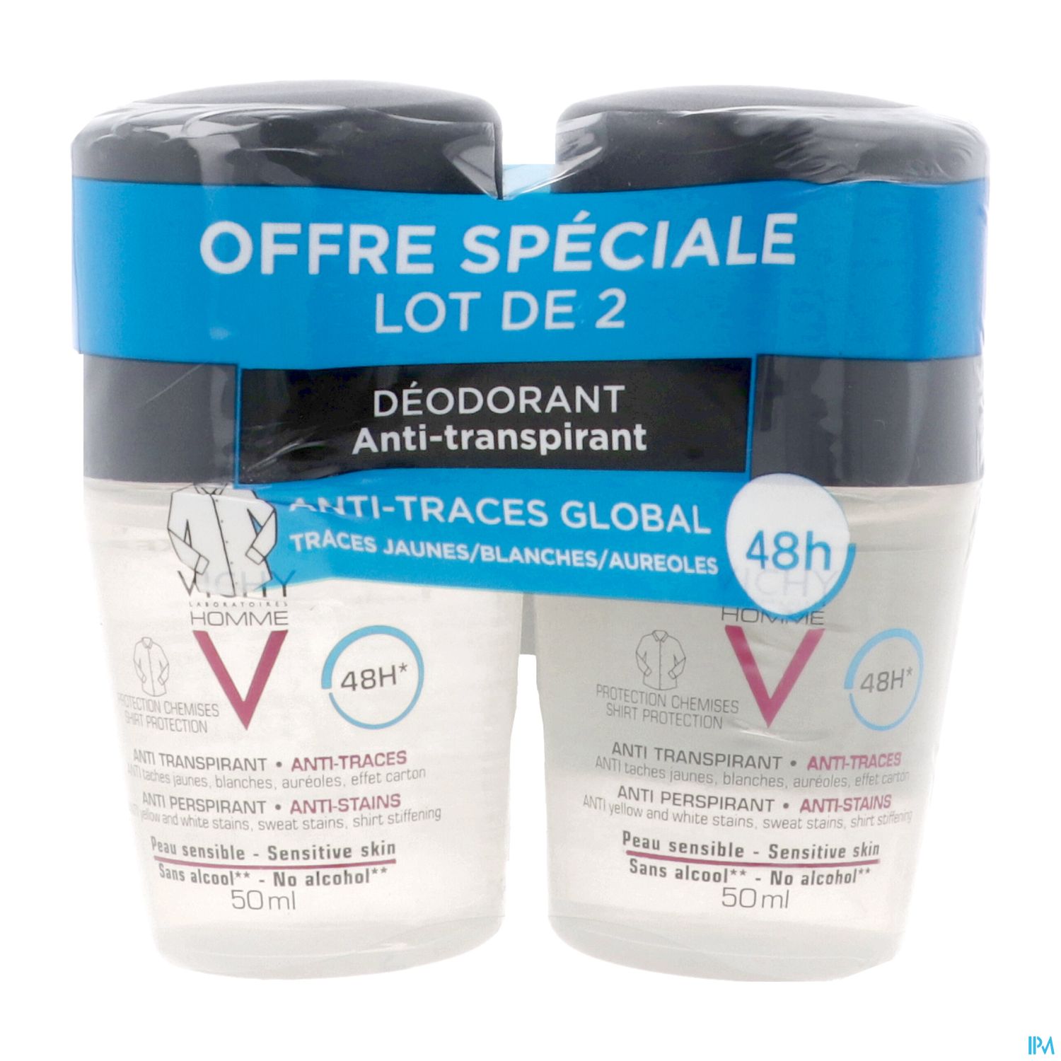 VICHY H DEOD BILLE A/TRACE 50MLX2