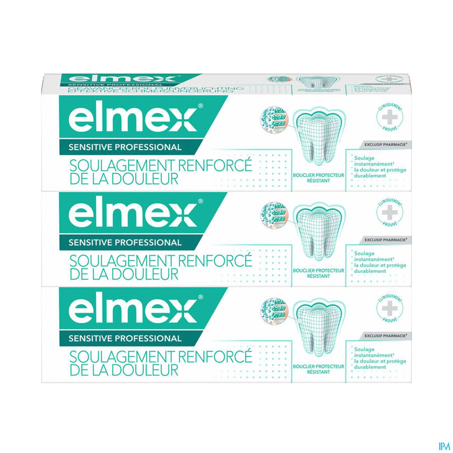 ELMEX DENT SENSITIV PRO 75ML X3