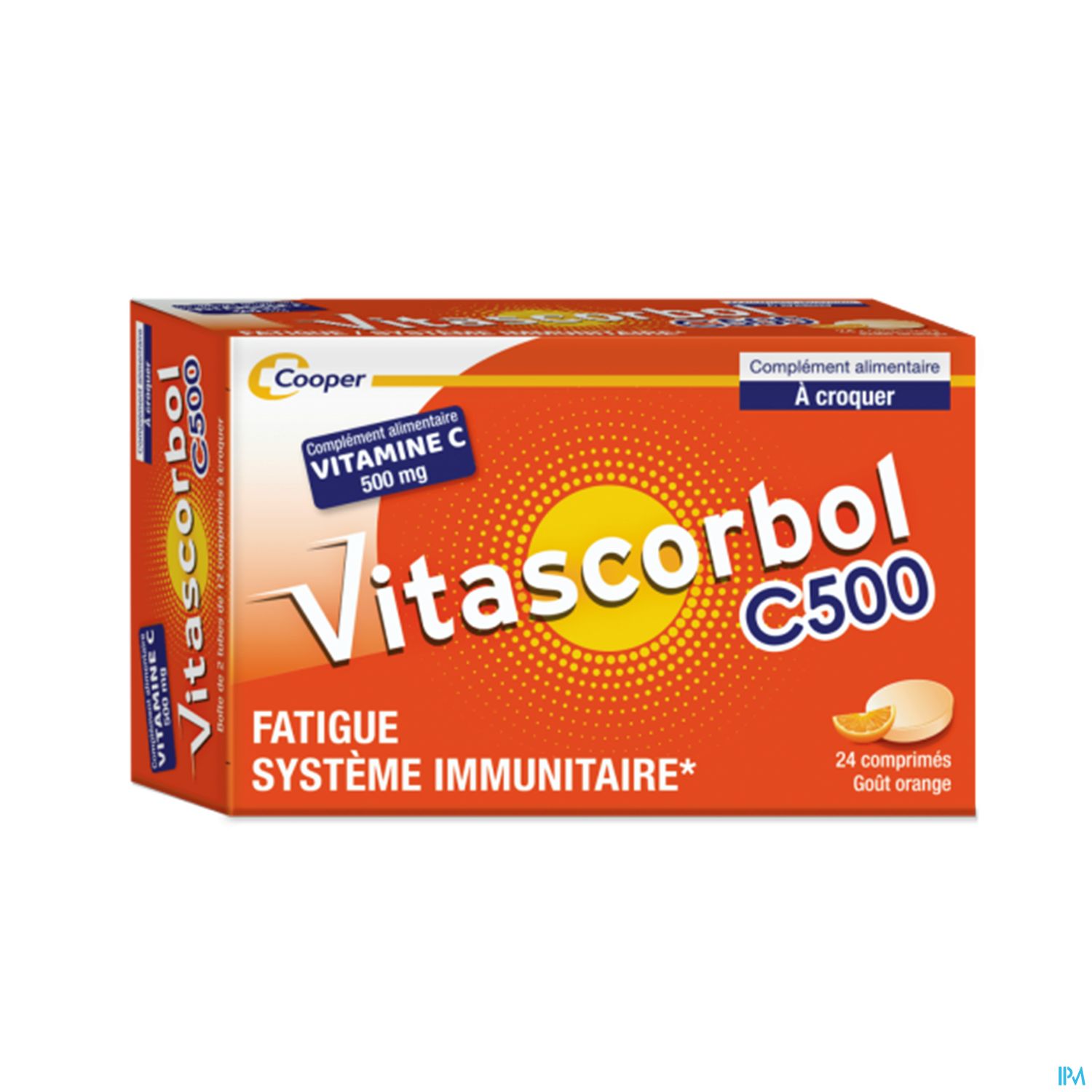 VITASCORBOL C 500 CPR A CROQUER 24