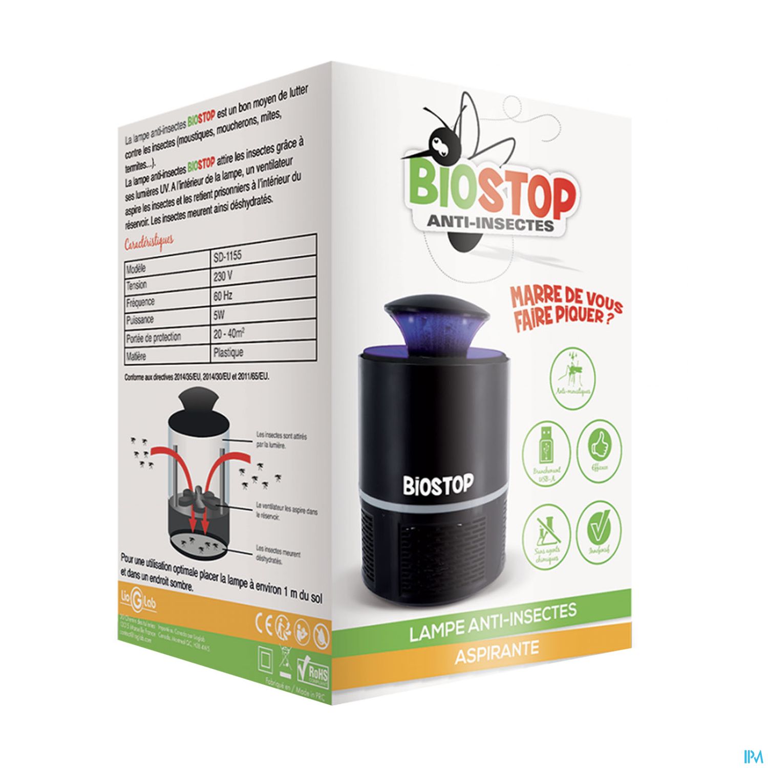 BIOSTOP LAMPE A/INSECT SD-1155