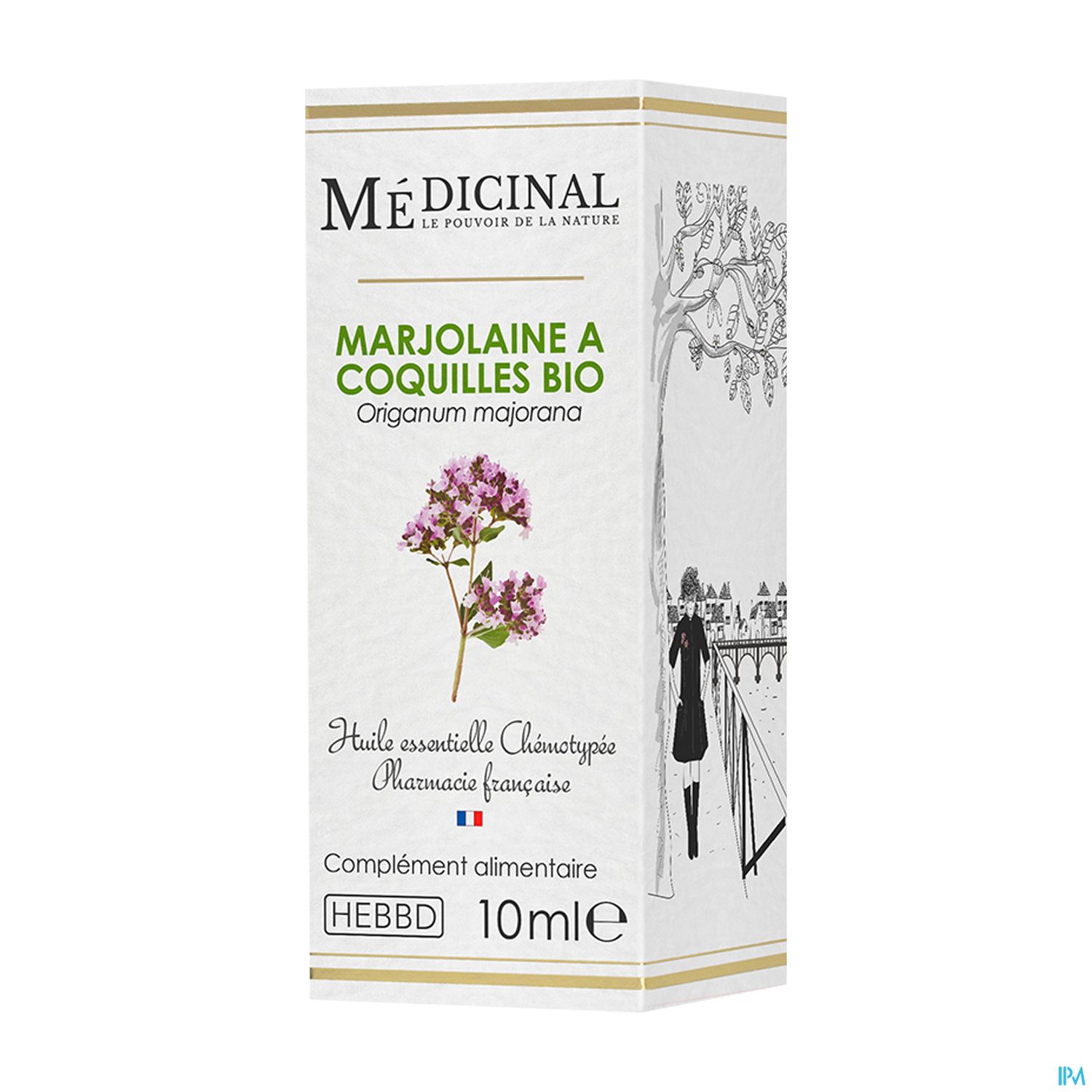 Medicinal Huile Essentielle Marjolaine A Coquilles Bio 10ml