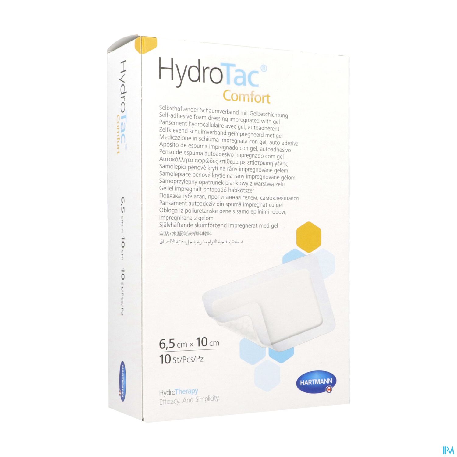 HYDROTAC COMFORT PANS HYD 6,5X10CM/10