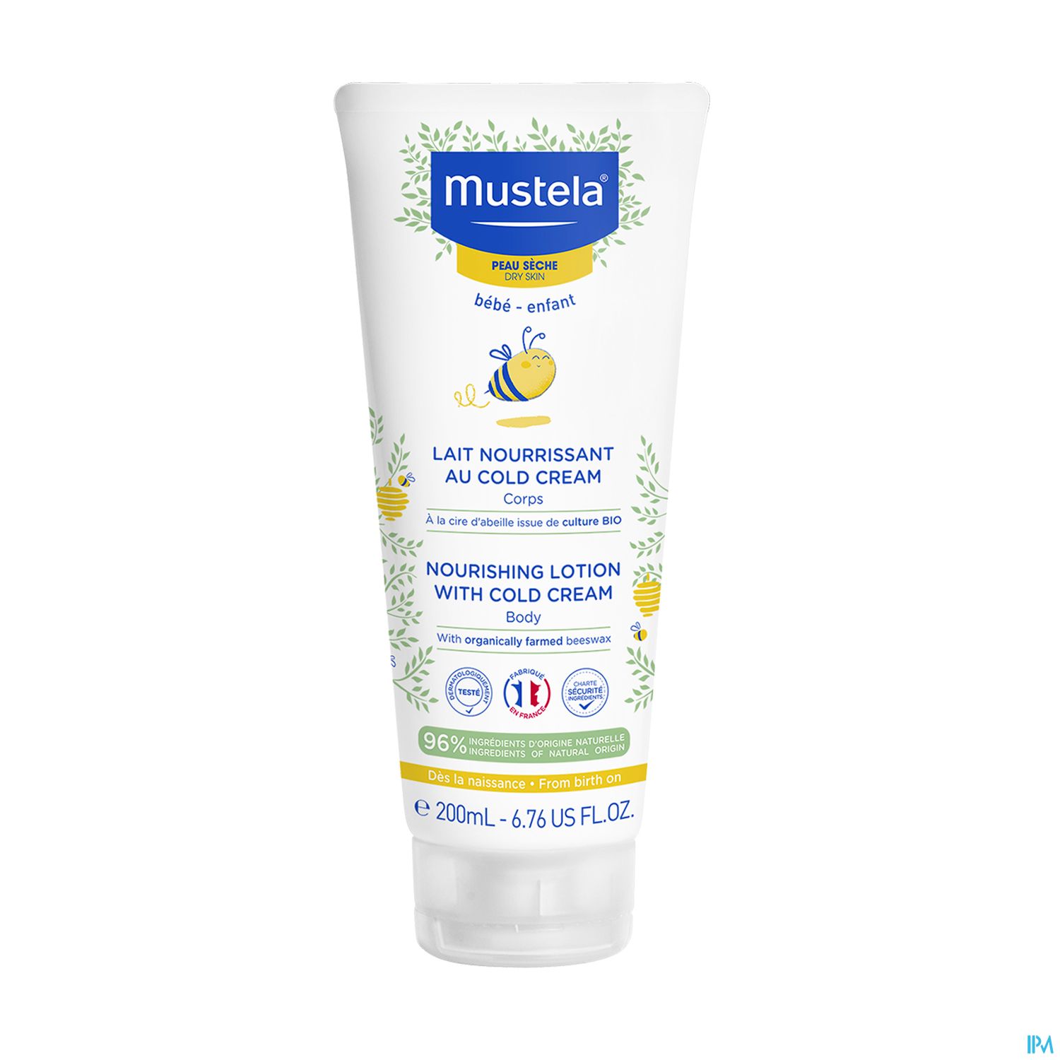 MUSTELA BB ENF LAIT NOURRISS COLD CR T/200ML