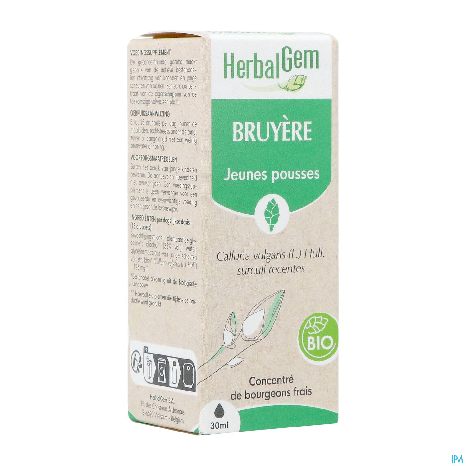 Herbalgem Bruyere Jp Bourgeon Macerat Gly Bio 30ml