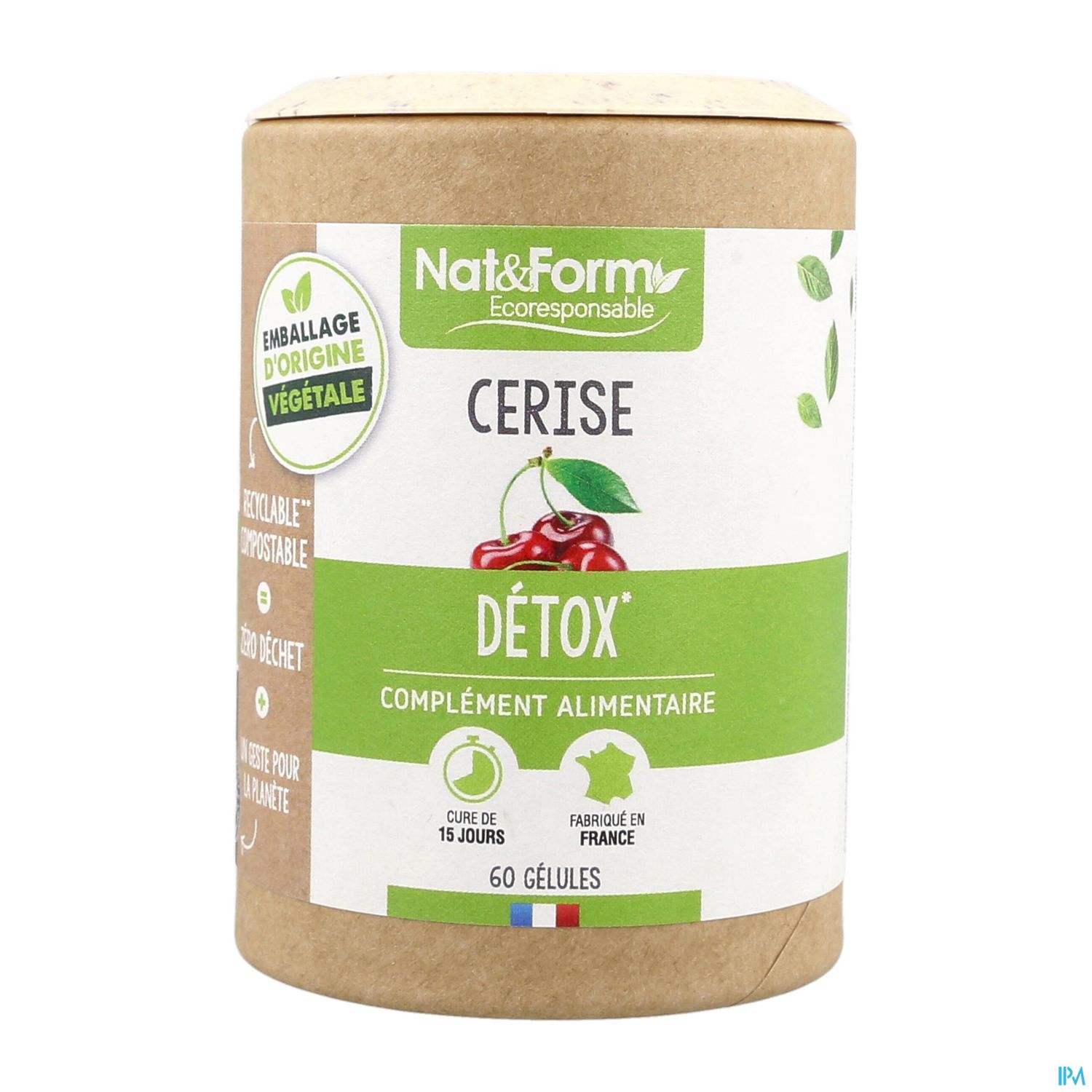 NAT&FORM ECO CERISE GELVEG60