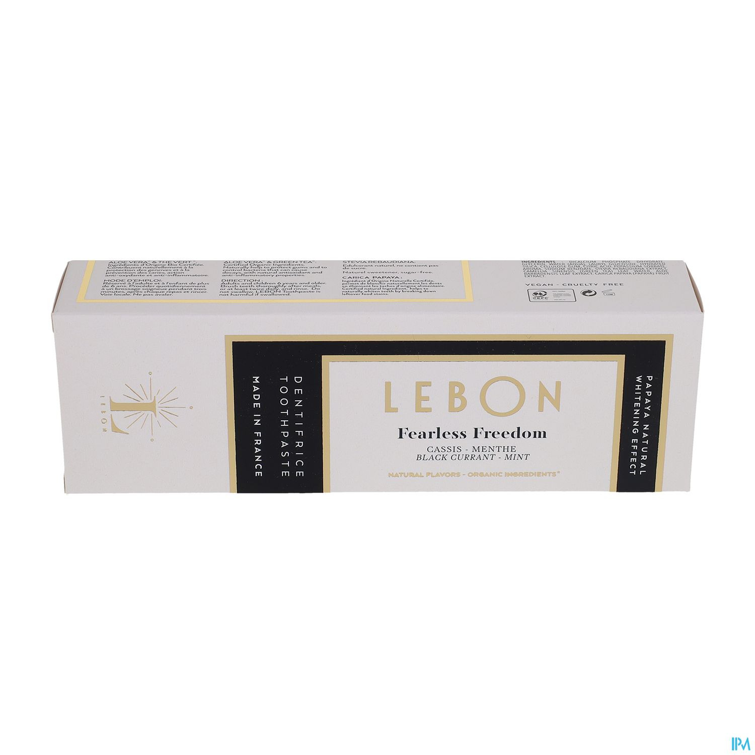 LEBON DENTIF MENTHE/CASSIS 75ML