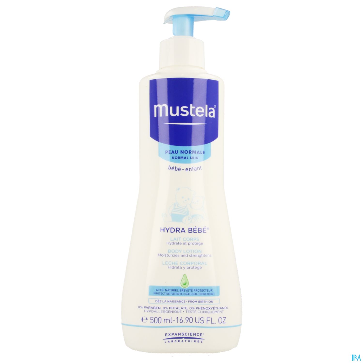 MUSTELA BB ENF LAIT HYDRA BB CORP FL PP/500ML