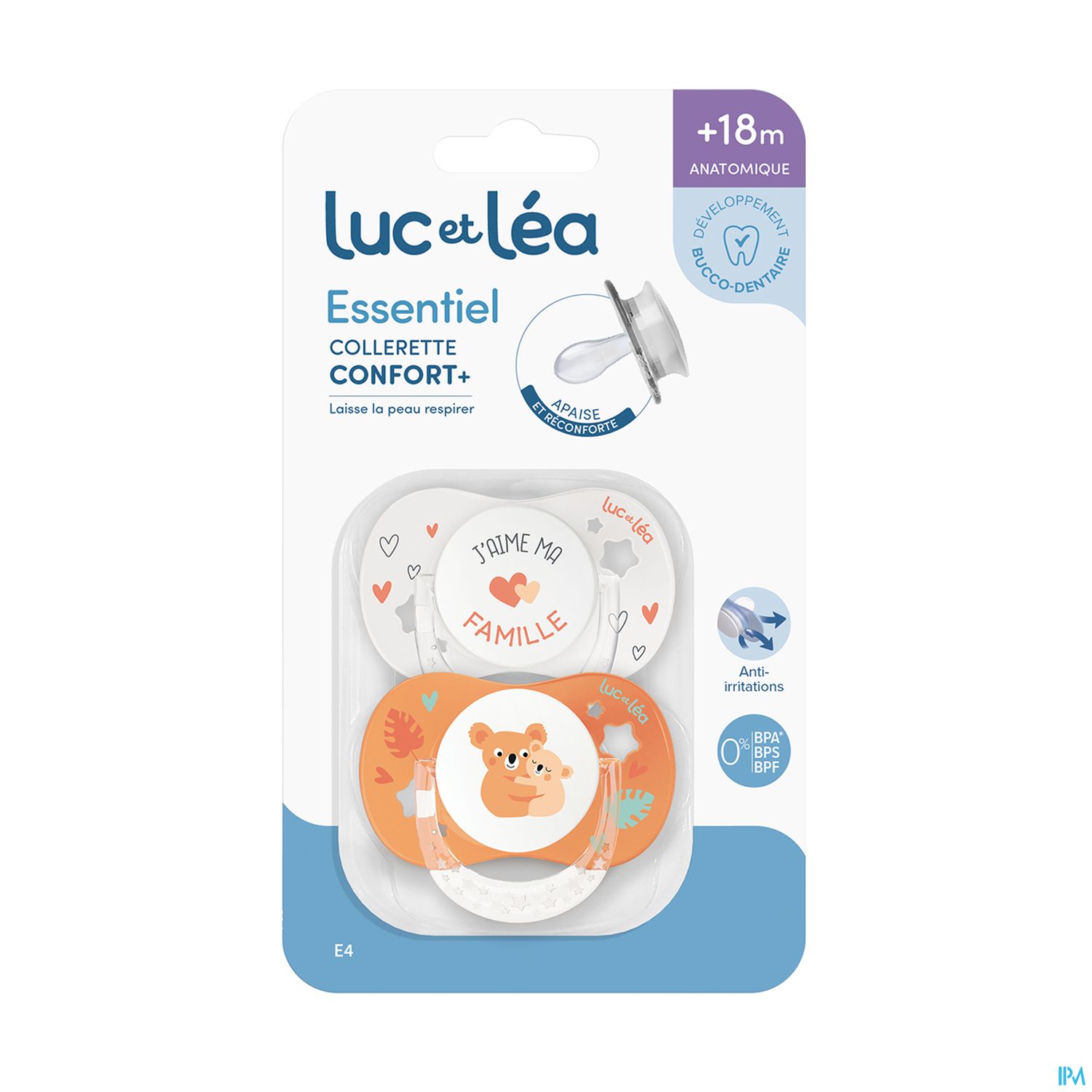 Luc Et Lea Sucette Essentiel +18m E4 X2